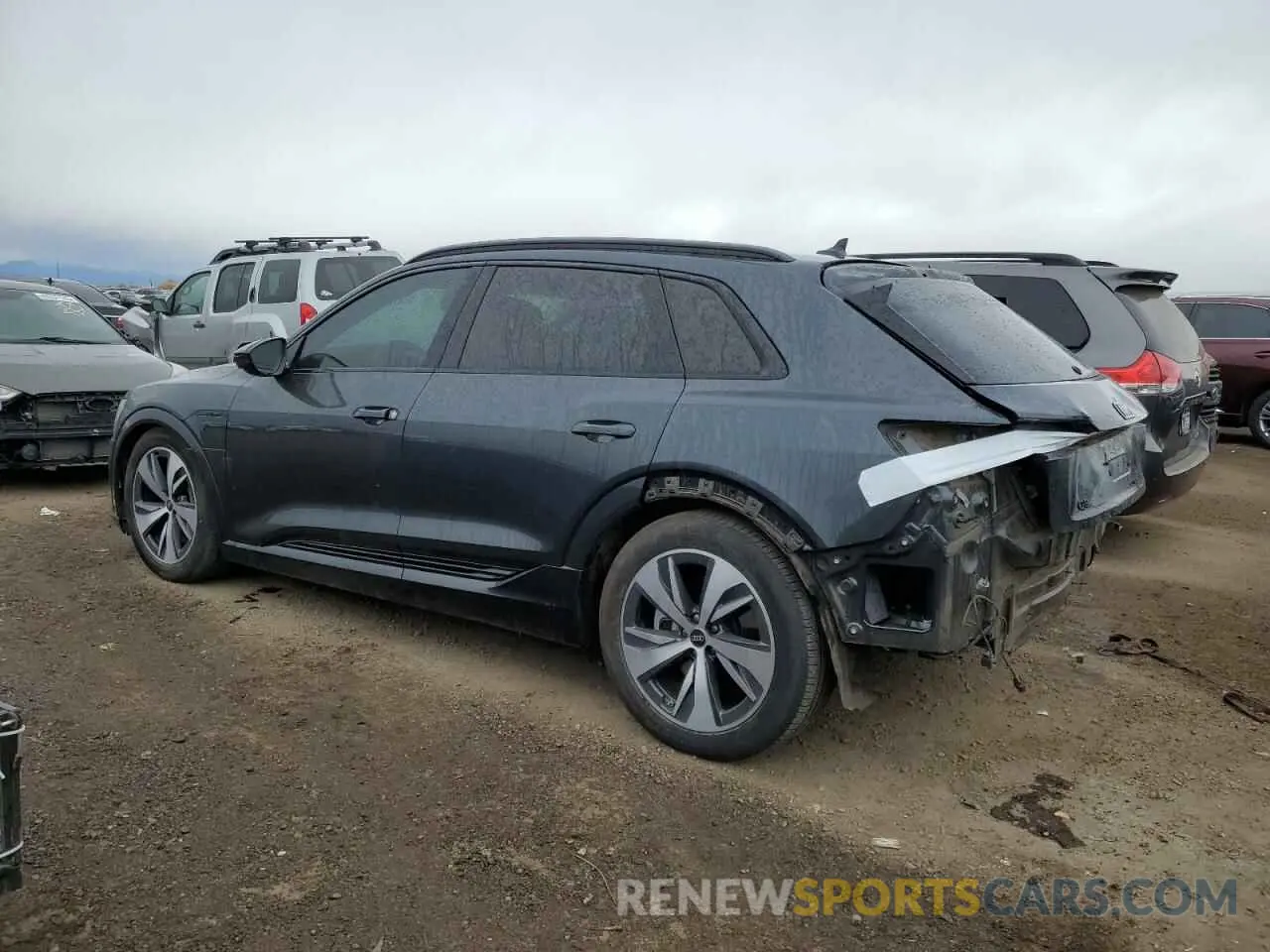 2 Photograph of a damaged car WA14AAGE5RB027891 AUDI Q8 E-TRON 2024