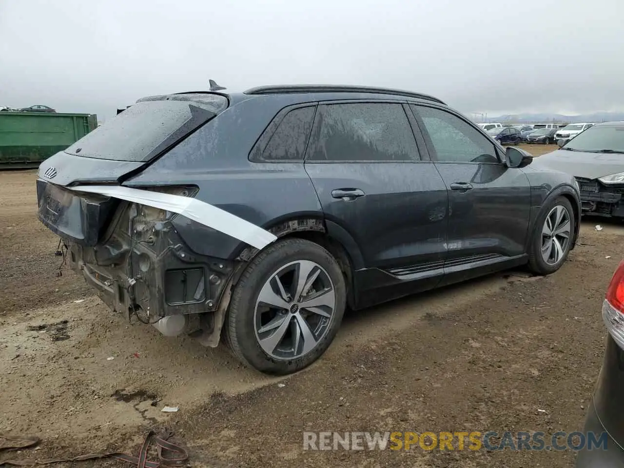 3 Photograph of a damaged car WA14AAGE5RB027891 AUDI Q8 E-TRON 2024