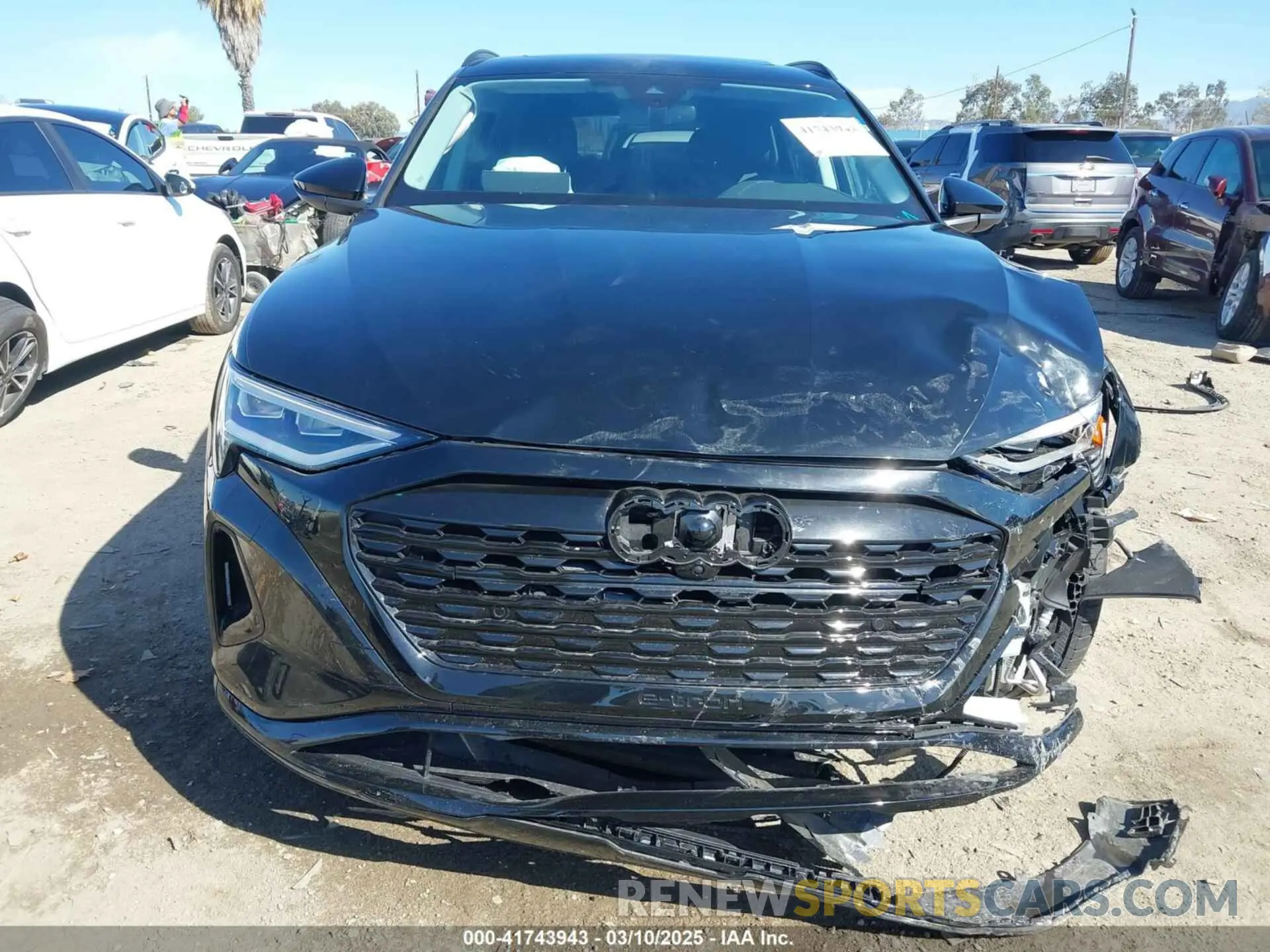13 Photograph of a damaged car WA14AAGE5RB046859 AUDI Q8 E-TRON 2024