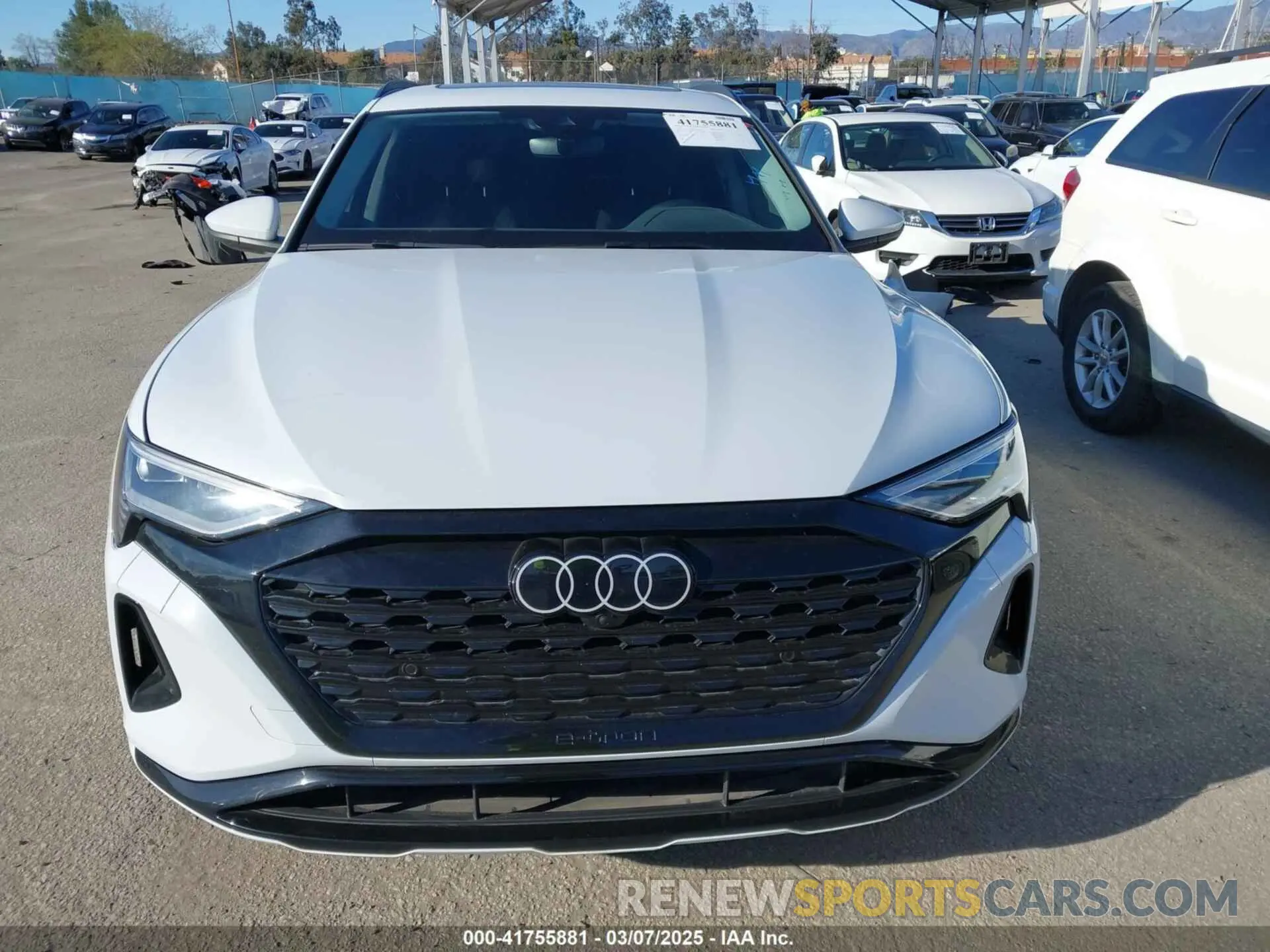 13 Photograph of a damaged car WA14AAGE7RB020683 AUDI Q8 E-TRON 2024