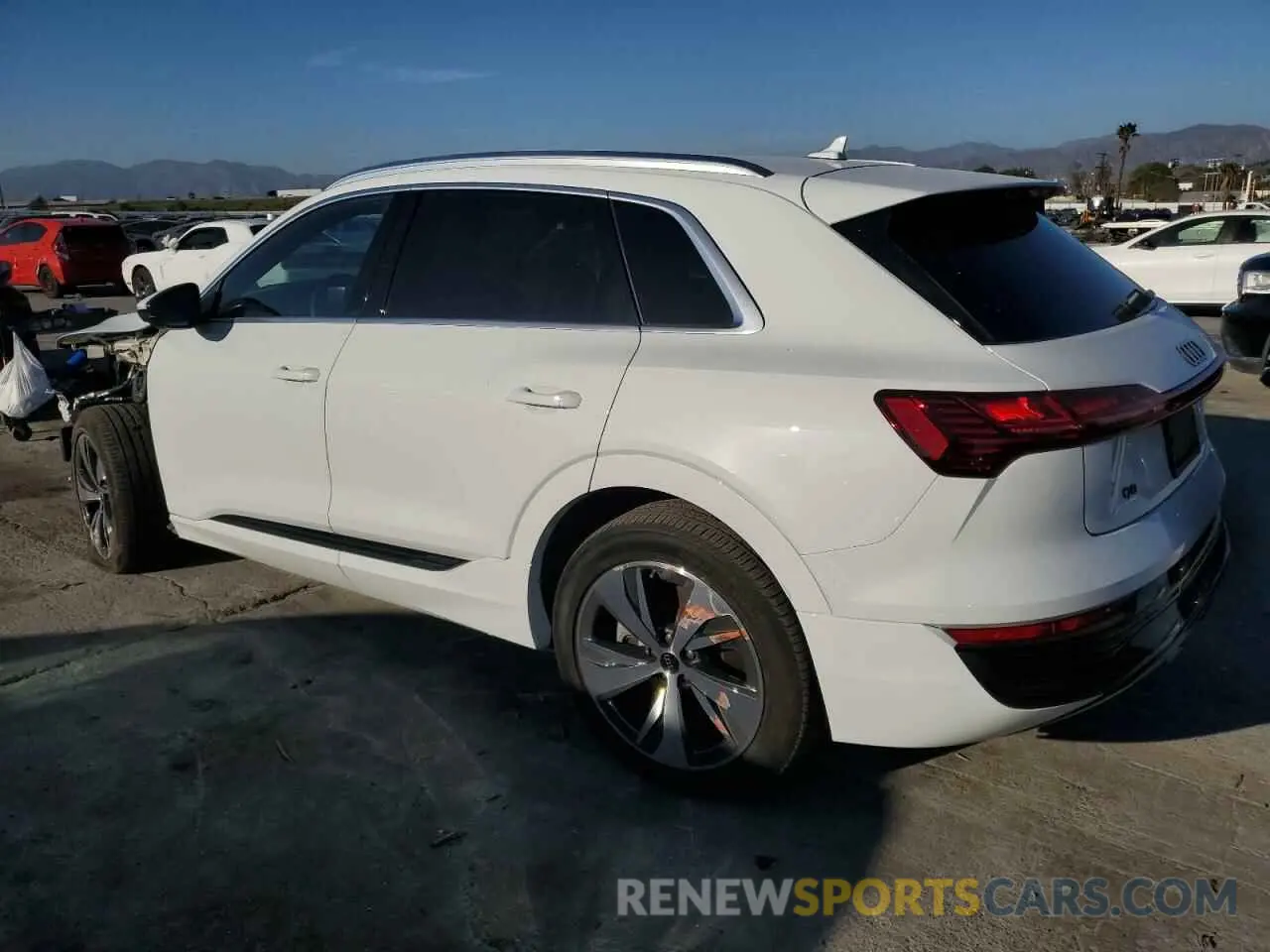 2 Photograph of a damaged car WA14AAGEXRB023271 AUDI Q8 E-TRON 2024