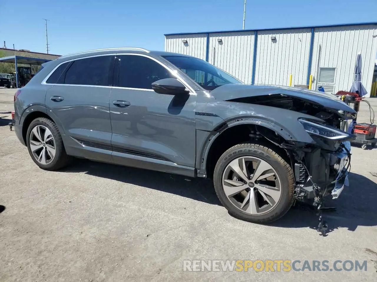 4 Photograph of a damaged car WA15AAGE0RB057434 AUDI Q8 E-TRON 2024
