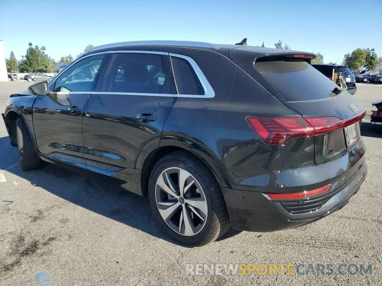 2 Photograph of a damaged car WA15AAGE1RB033711 AUDI Q8 E-TRON 2024