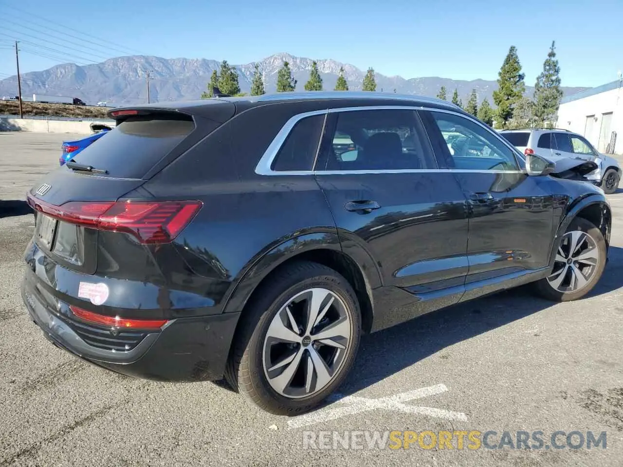 3 Photograph of a damaged car WA15AAGE1RB033711 AUDI Q8 E-TRON 2024
