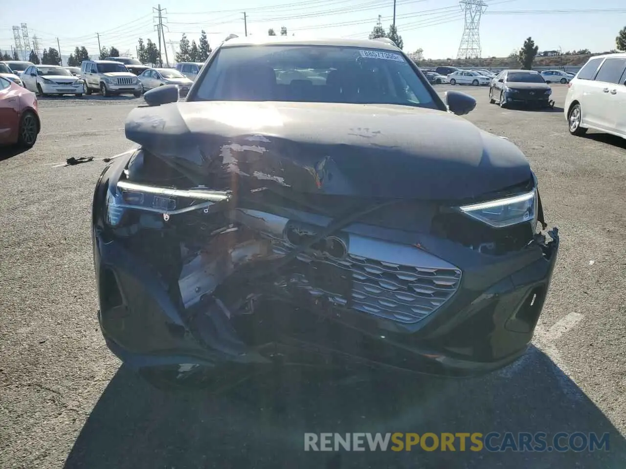 5 Photograph of a damaged car WA15AAGE1RB033711 AUDI Q8 E-TRON 2024