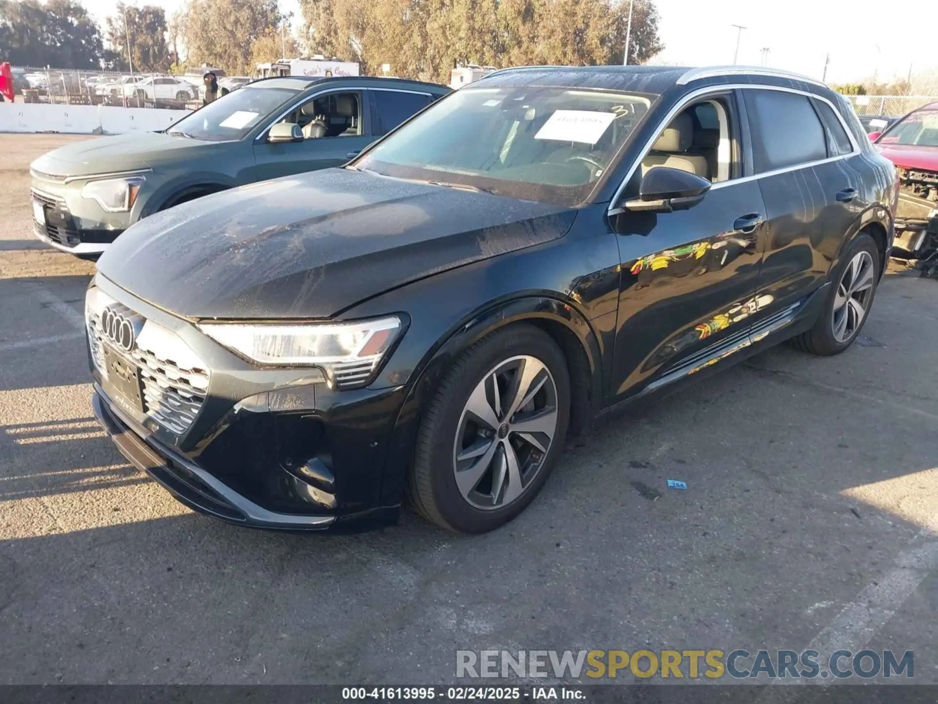 2 Photograph of a damaged car WA15AAGE2RB010955 AUDI Q8 E-TRON 2024