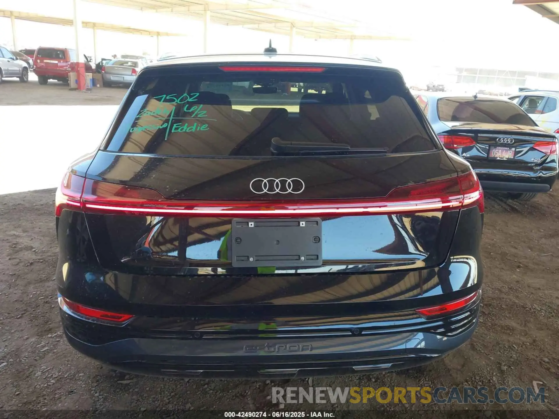 16 Photograph of a damaged car WA15AAGE2RB033698 AUDI Q8 E-TRON 2024