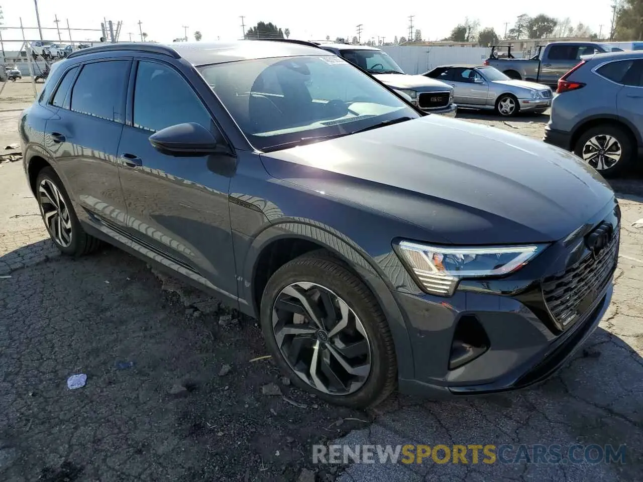 4 Photograph of a damaged car WA15AAGE2RB053630 AUDI Q8 E-TRON 2024