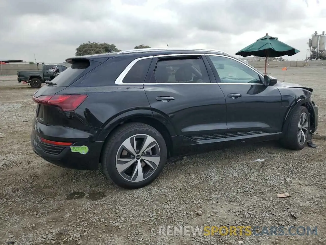 3 Photograph of a damaged car WA15AAGE3RB008258 AUDI Q8 E-TRON 2024