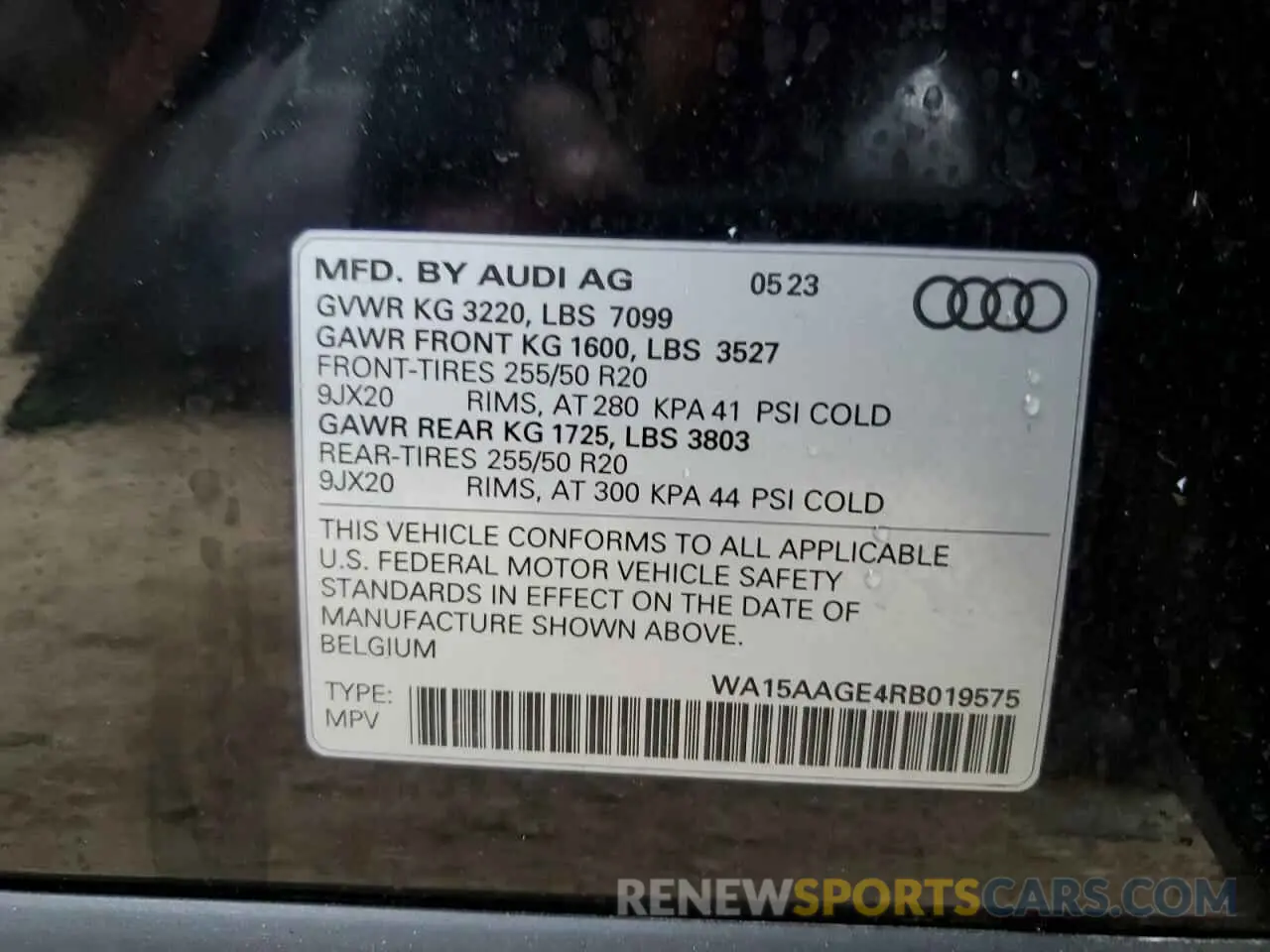 14 Фотография поврежденного автомобиля WA15AAGE4RB019575 AUDI Q8 E-TRON 2024