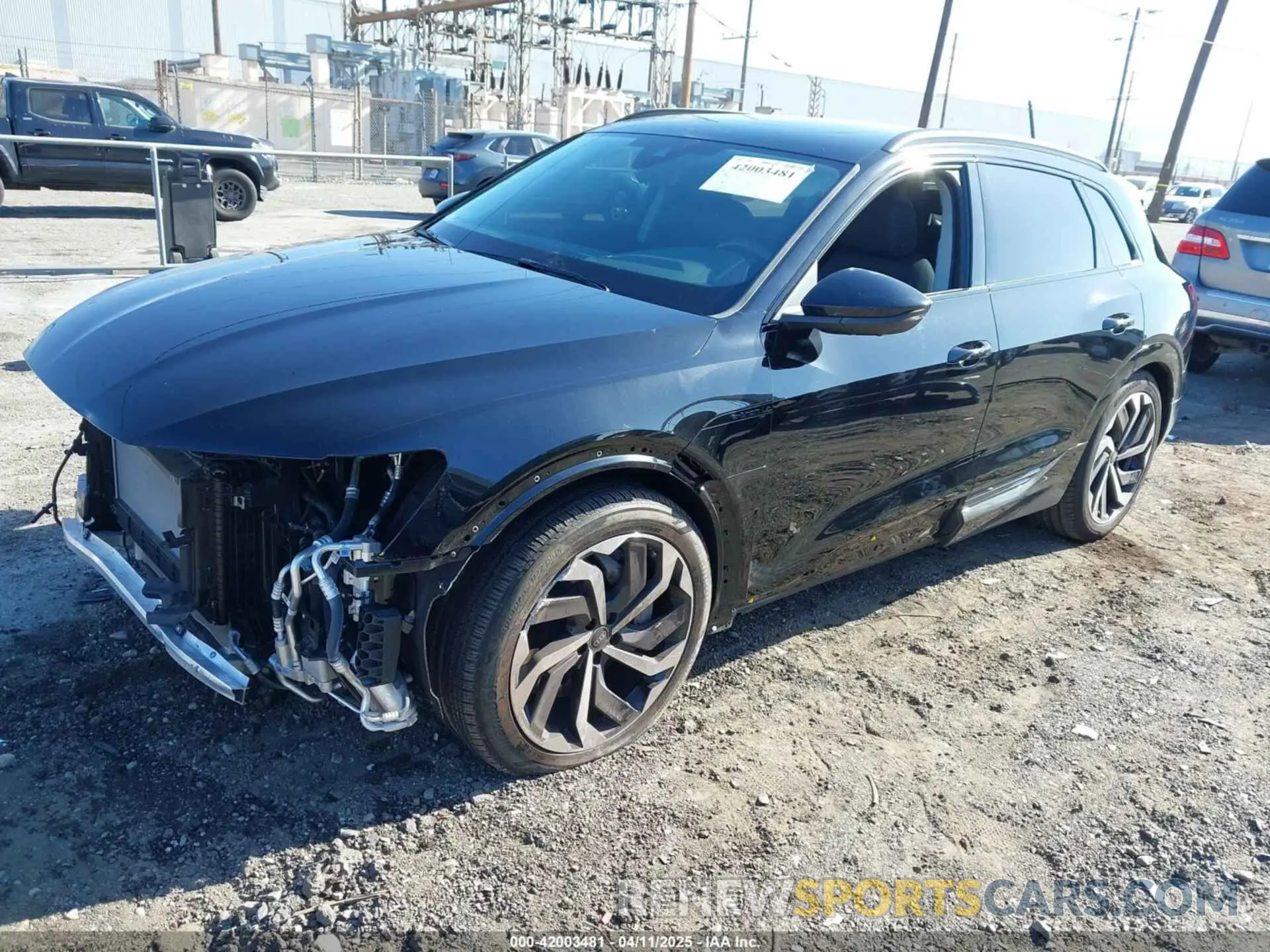 2 Photograph of a damaged car WA15AAGE5RB058692 AUDI Q8 E-TRON 2024