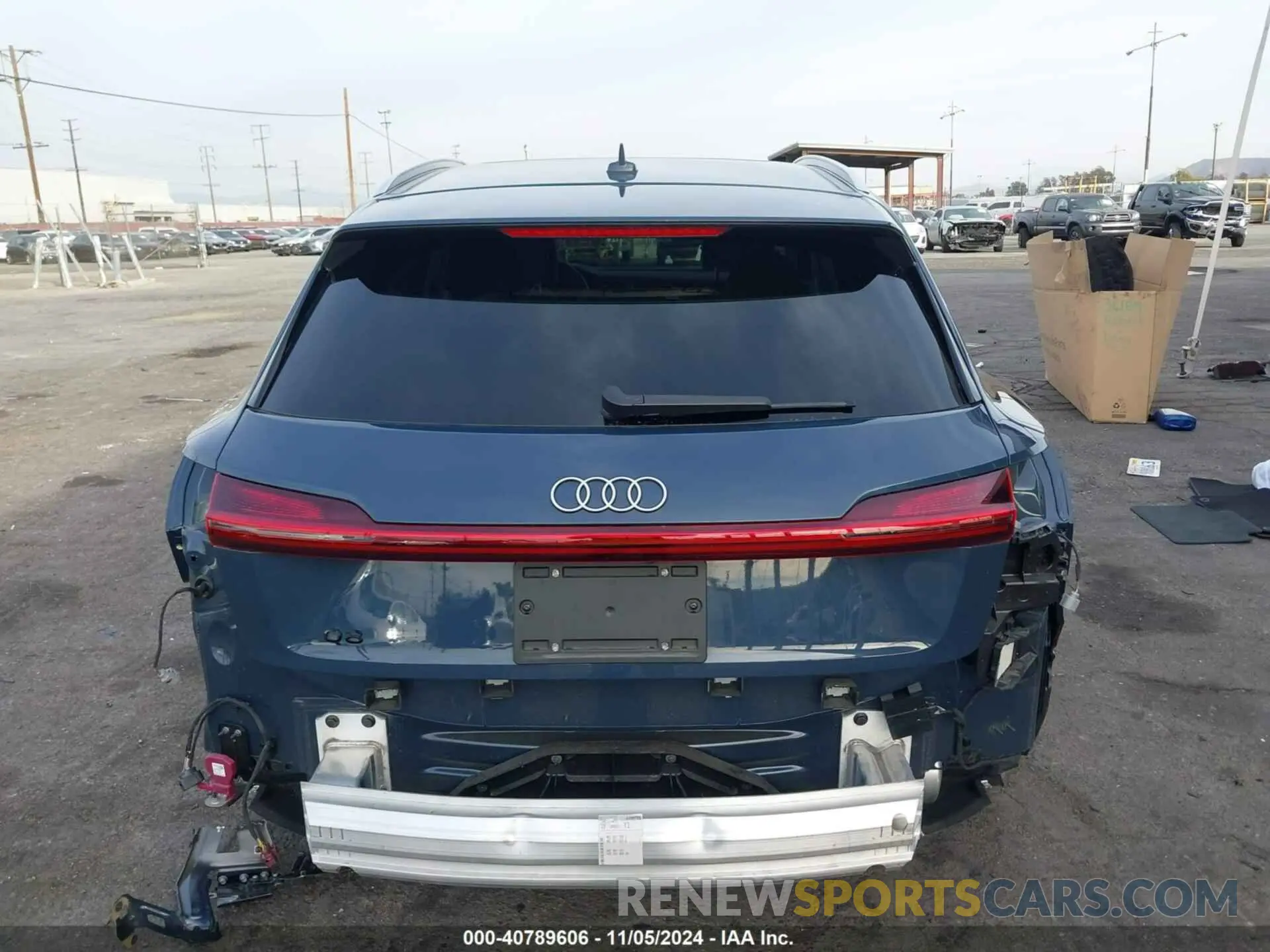 17 Photograph of a damaged car WA15AAGE8RB015531 AUDI Q8 E-TRON 2024