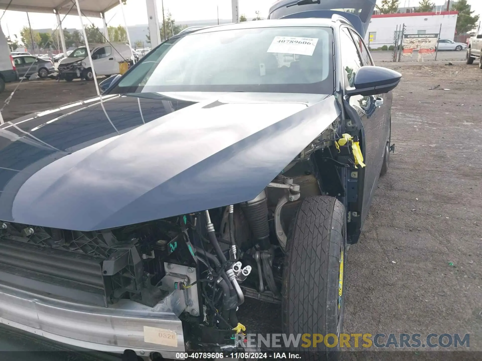 6 Photograph of a damaged car WA15AAGE8RB015531 AUDI Q8 E-TRON 2024