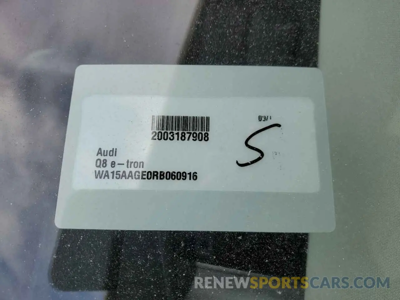 13 Photograph of a damaged car WA15AAGEXRB027535 AUDI Q8 E-TRON 2024