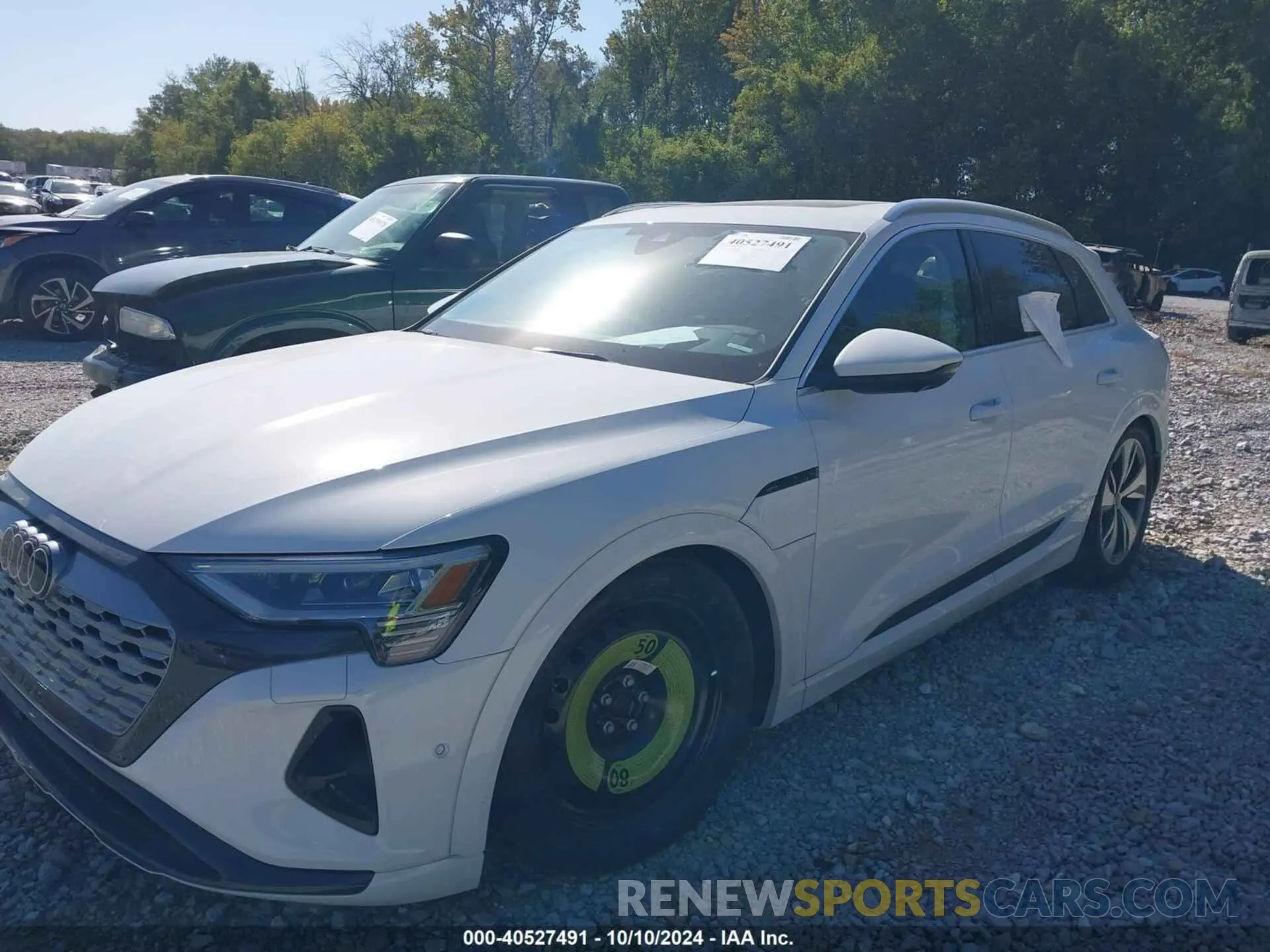 2 Photograph of a damaged car WA16AAGE1RB057446 AUDI Q8 E-TRON 2024