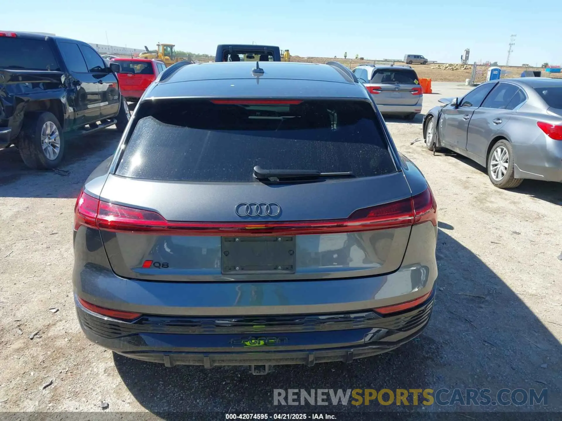 16 Photograph of a damaged car WA16AAGE4RB022187 AUDI Q8 E-TRON 2024