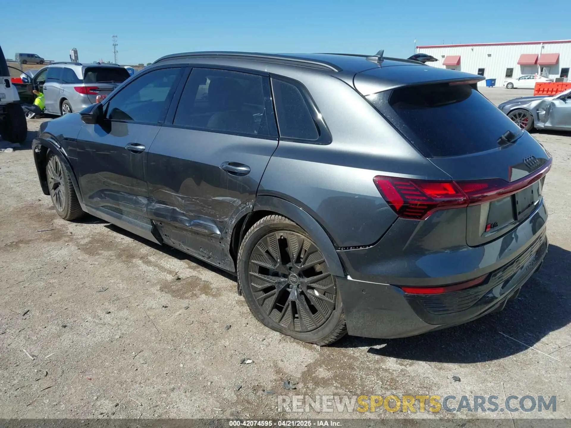 3 Photograph of a damaged car WA16AAGE4RB022187 AUDI Q8 E-TRON 2024
