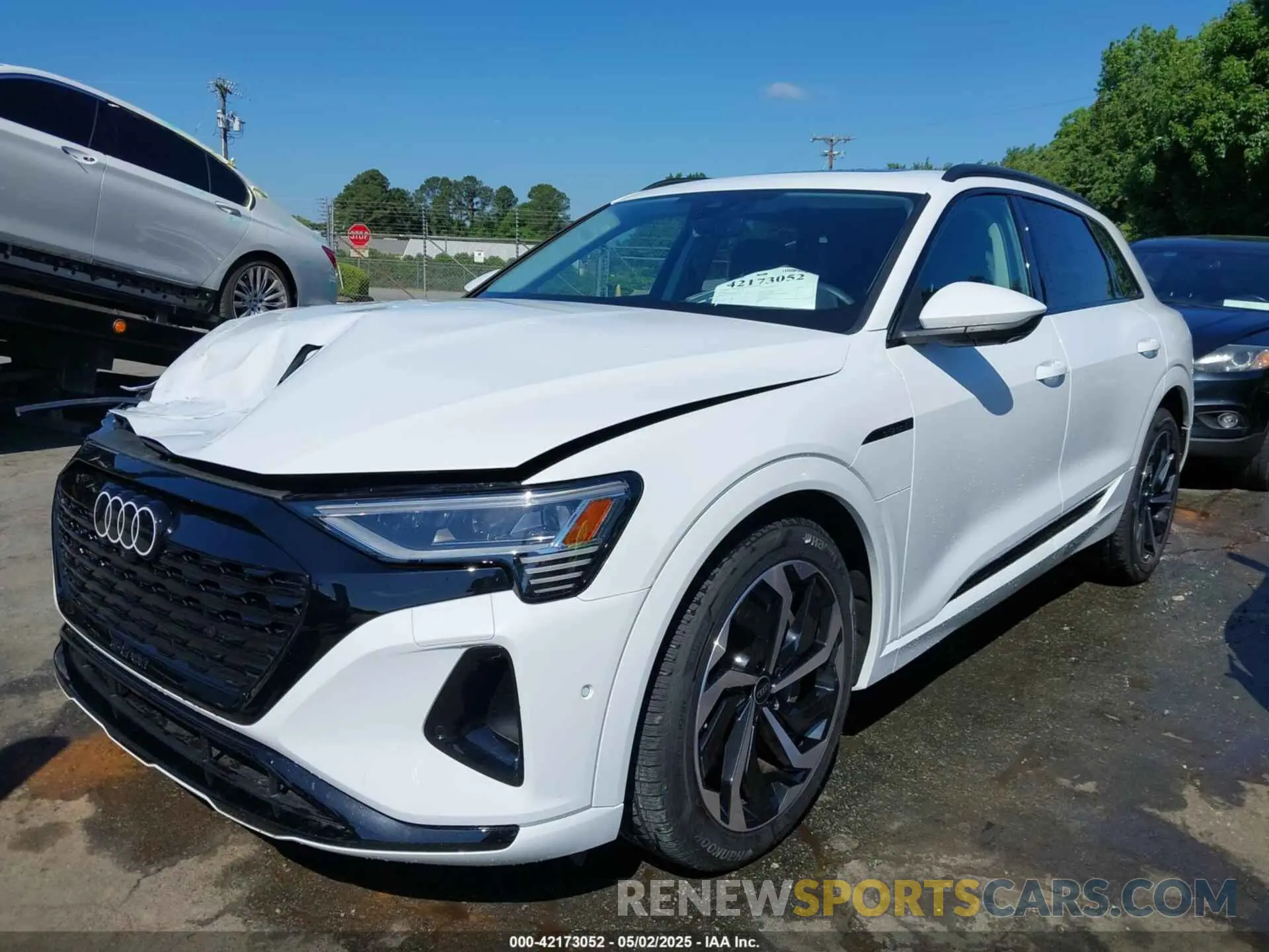 2 Photograph of a damaged car WA16AAGE9RB036425 AUDI Q8 E-TRON 2024