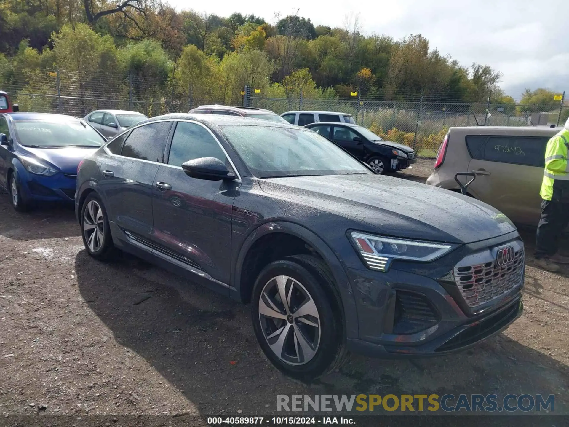 1 Photograph of a damaged car WA1CABGE1RB011544 AUDI Q8 E-TRON 2024