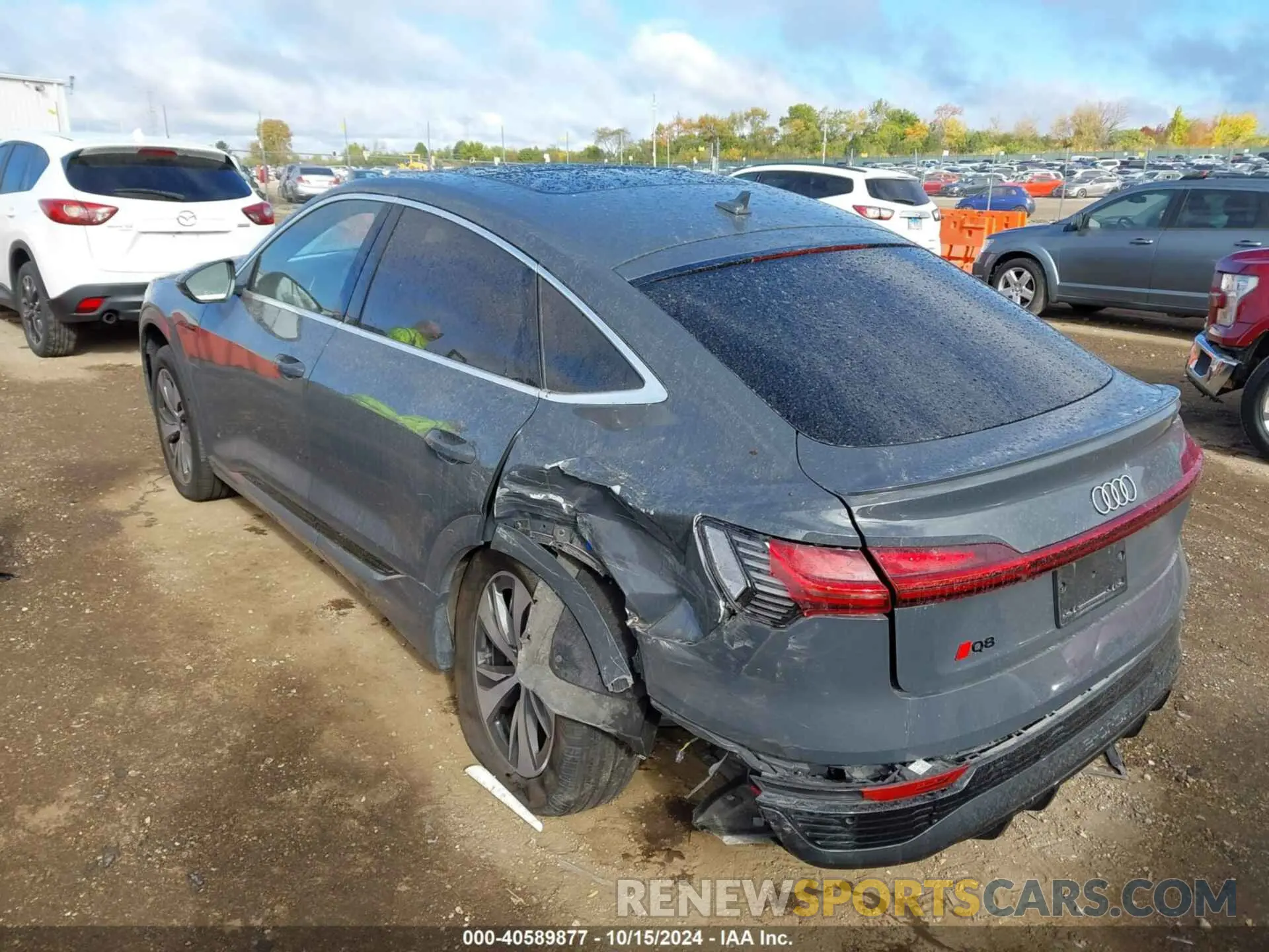 3 Photograph of a damaged car WA1CABGE1RB011544 AUDI Q8 E-TRON 2024