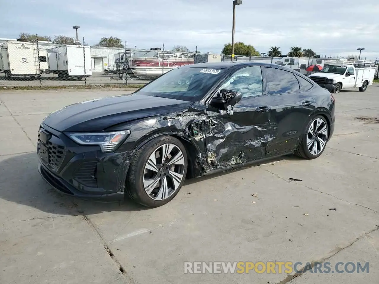 1 Photograph of a damaged car WA1DAAGE7RB038858 AUDI Q8 E-TRON 2024
