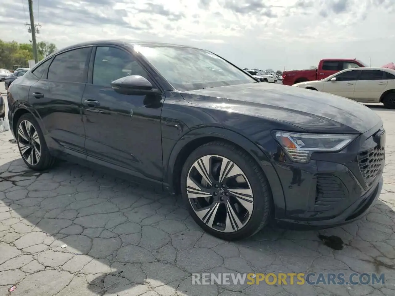 4 Photograph of a damaged car WA1DABGE7RB005395 AUDI Q8 E-TRON 2024