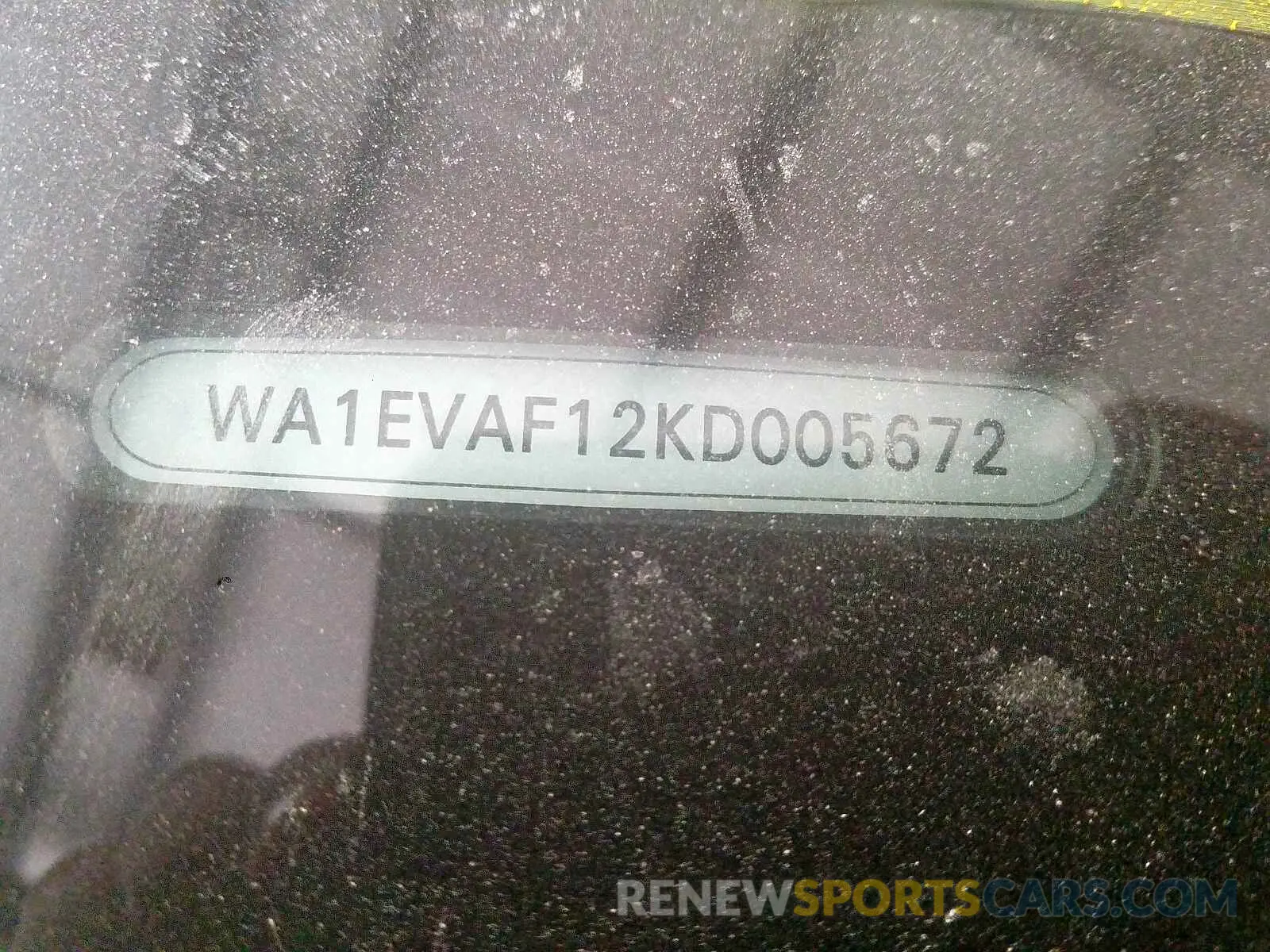 10 Photograph of a damaged car WA1EVAF12KD005672 AUDI Q8 PREMIUM 2019