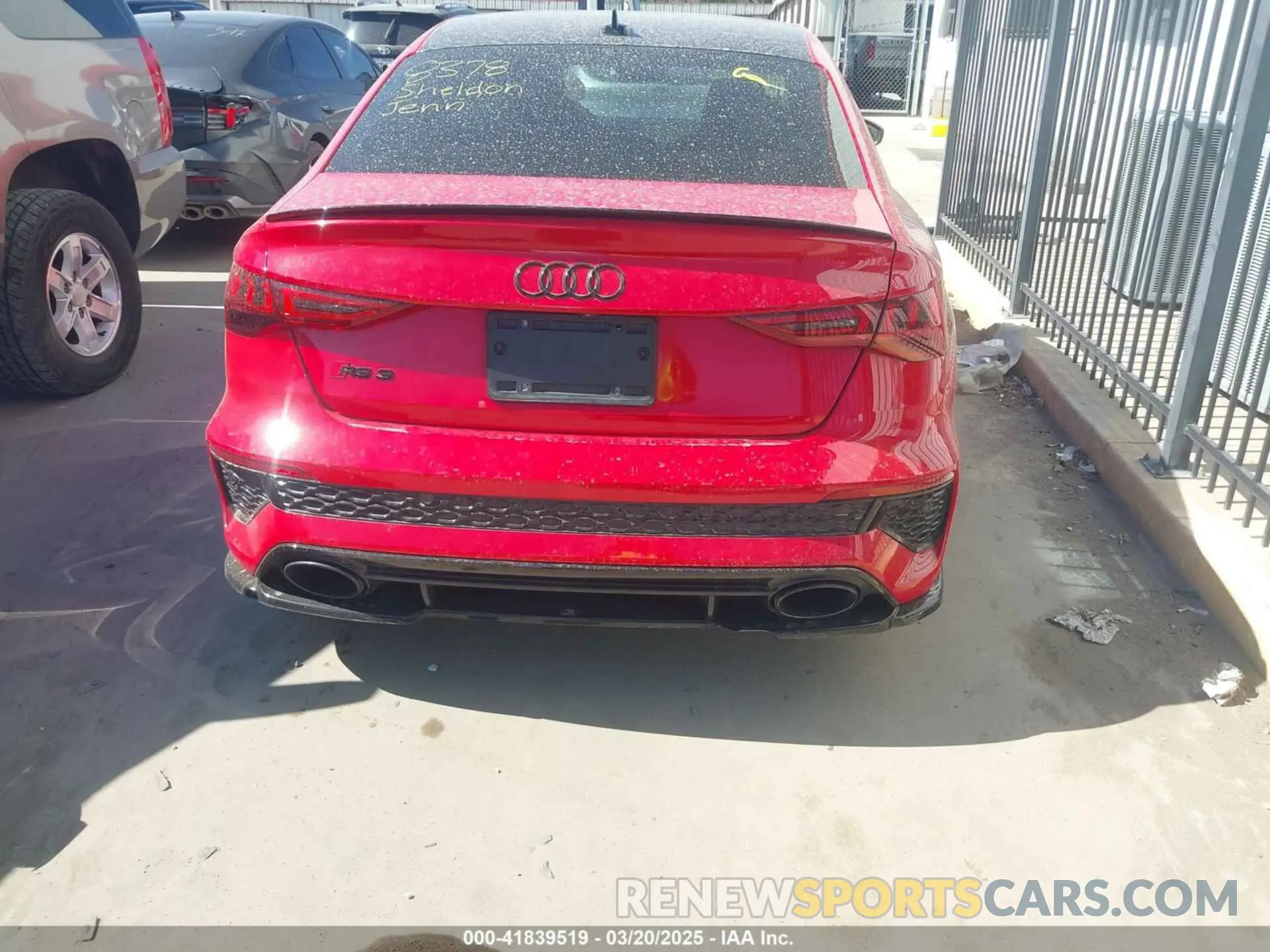 17 Photograph of a damaged car WUAG4DGY0PA903200 AUDI RS 3 2023