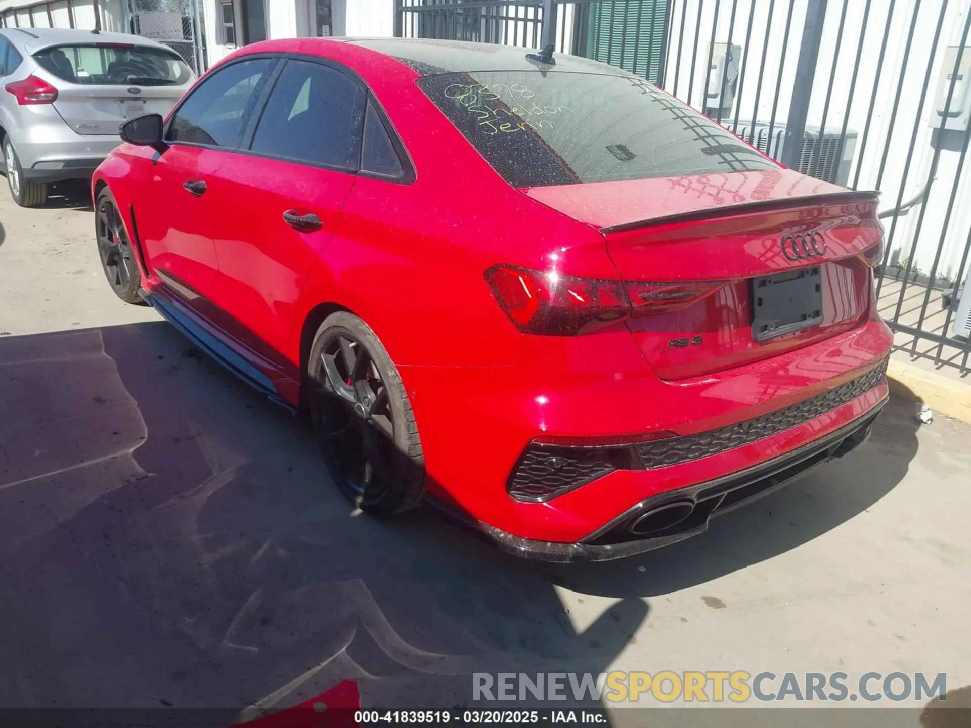 3 Photograph of a damaged car WUAG4DGY0PA903200 AUDI RS 3 2023