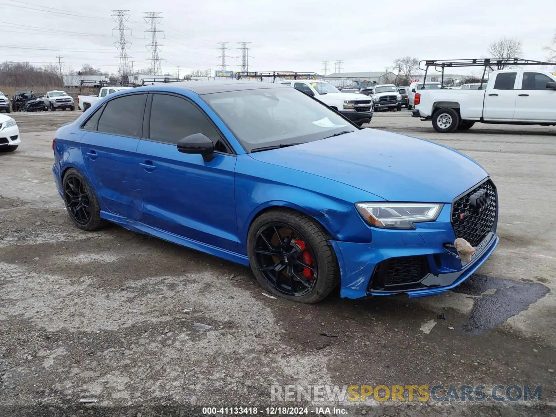 1 Photograph of a damaged car WUABWGFF0LA904105 AUDI RS 3 SEDAN 2020