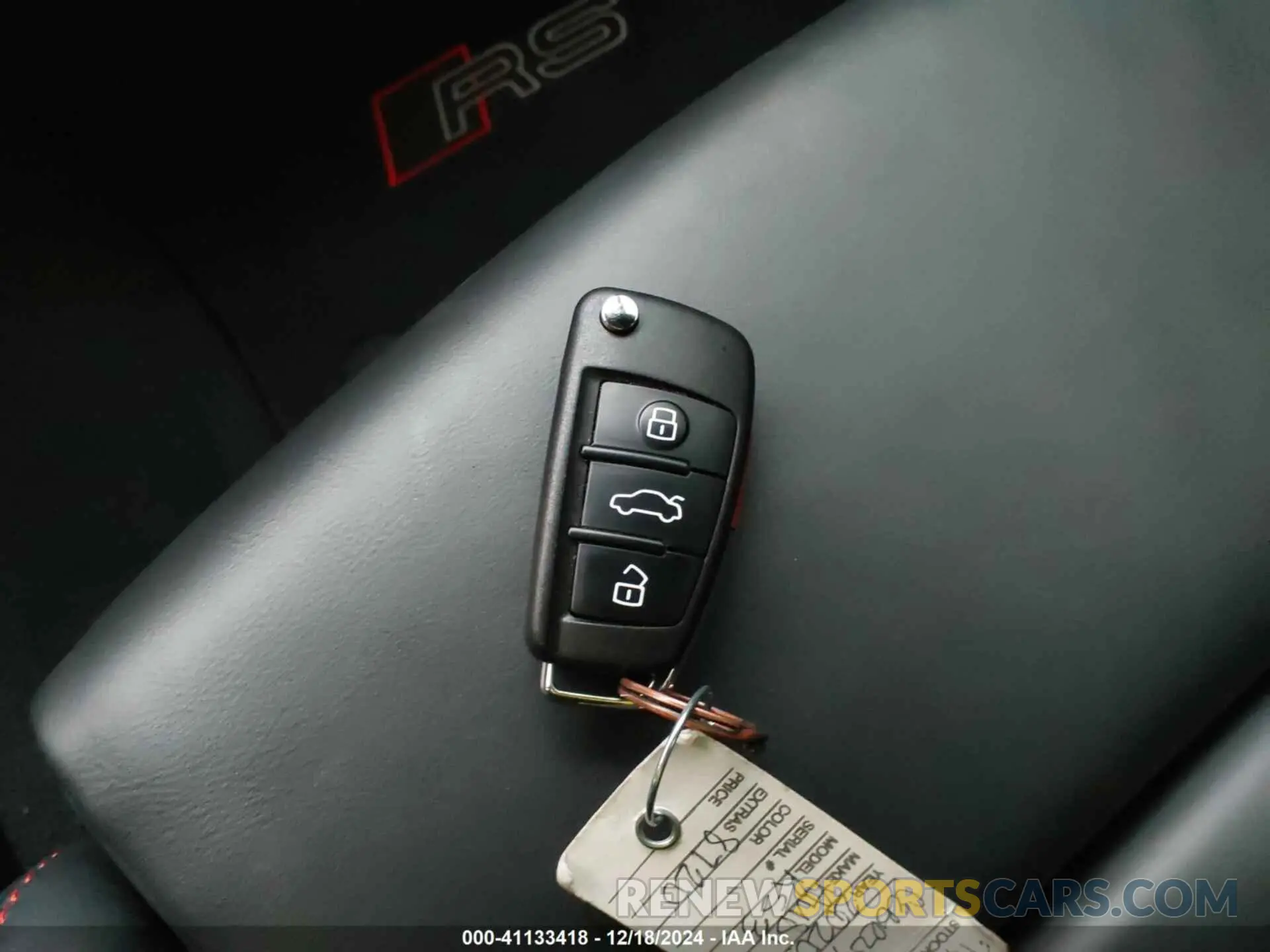 11 Photograph of a damaged car WUABWGFF0LA904105 AUDI RS 3 SEDAN 2020