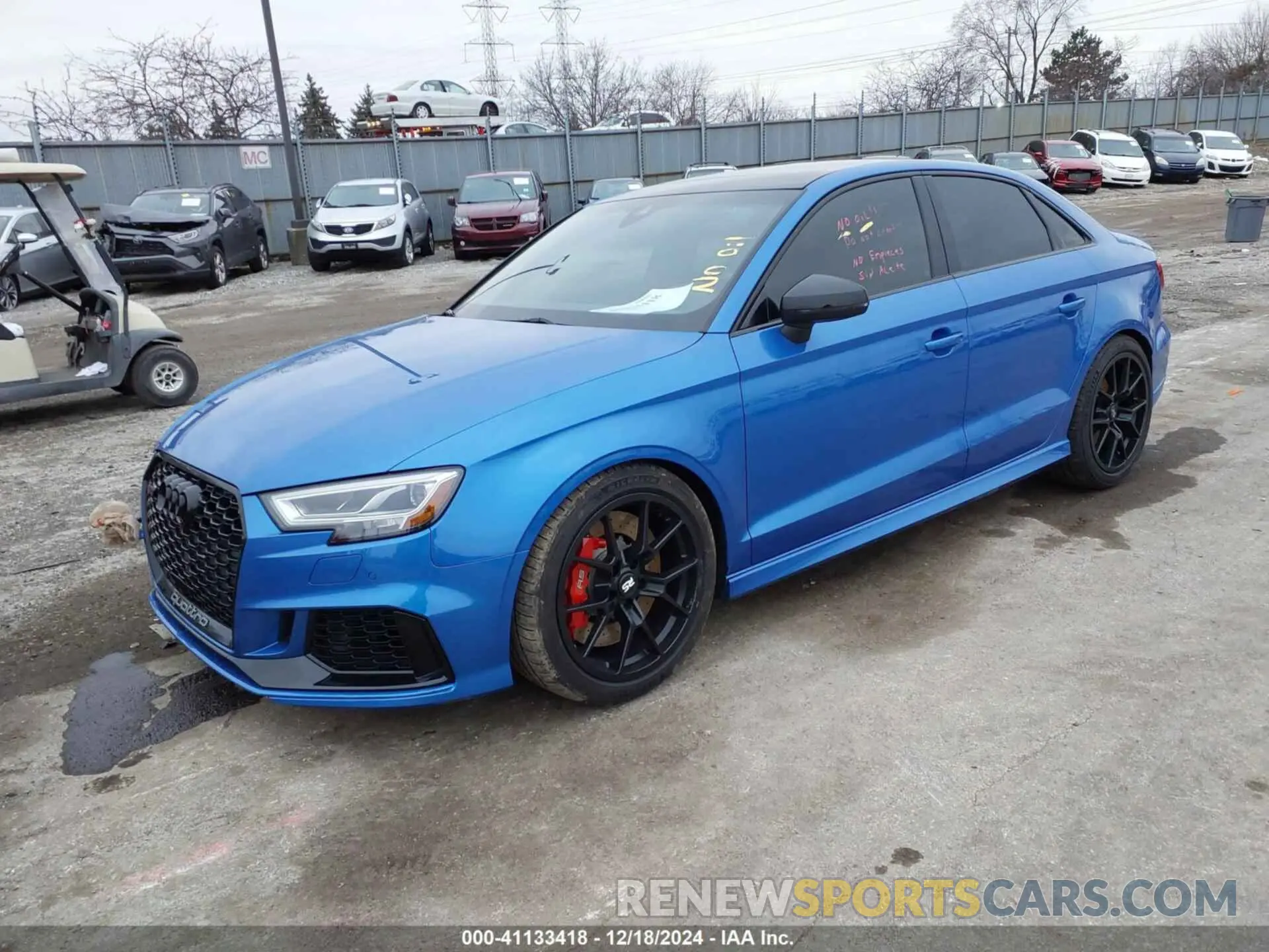 2 Photograph of a damaged car WUABWGFF0LA904105 AUDI RS 3 SEDAN 2020