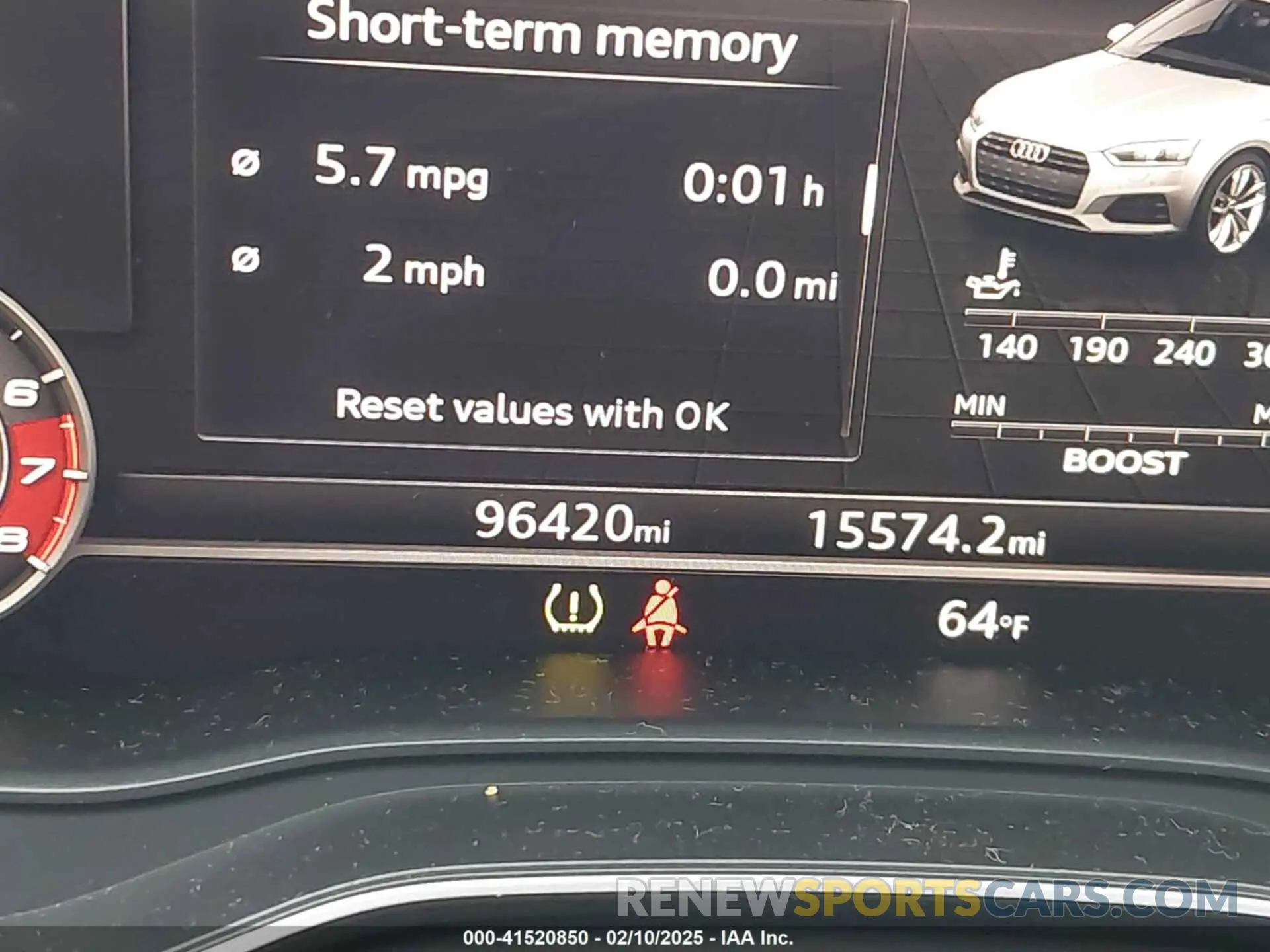 15 Photograph of a damaged car WUABWCF59KA900598 AUDI RS 5 2019
