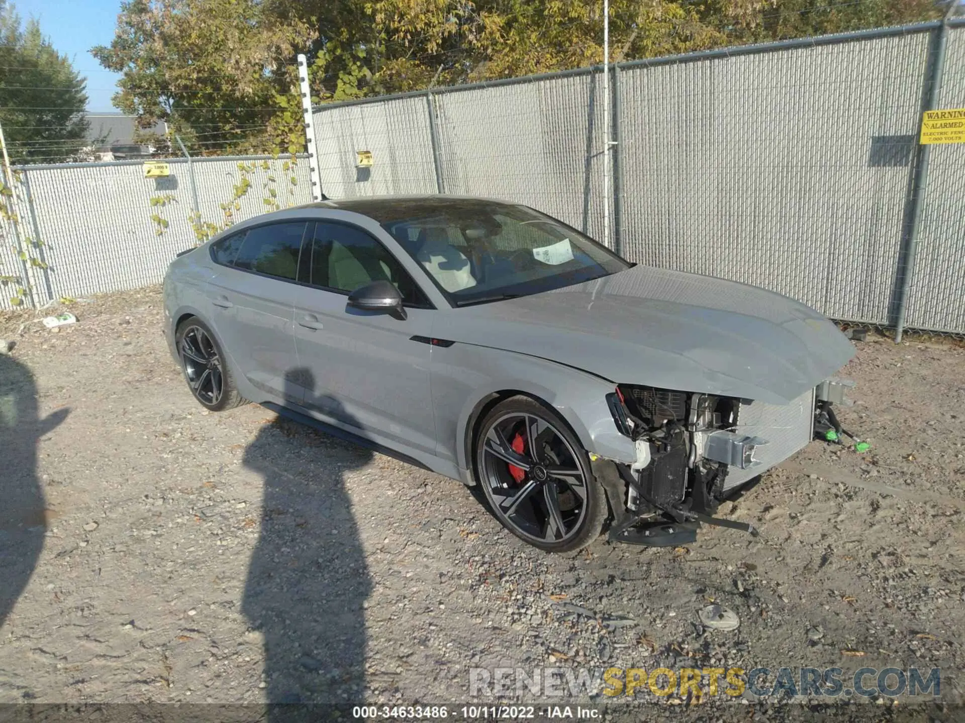 1 Photograph of a damaged car WUAAWDF53MA902884 AUDI RS 5 SPORTBACK 2021