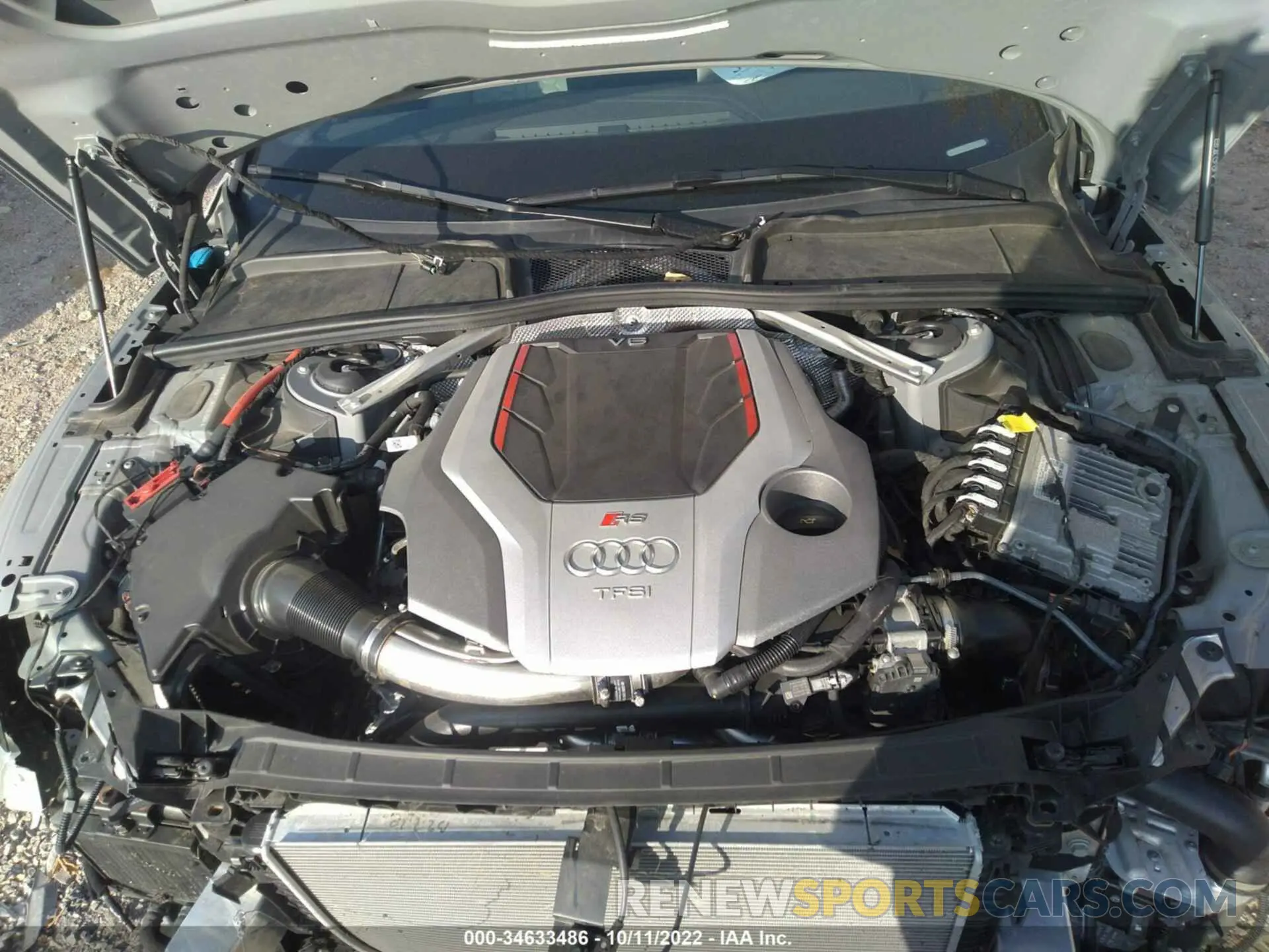 10 Photograph of a damaged car WUAAWDF53MA902884 AUDI RS 5 SPORTBACK 2021