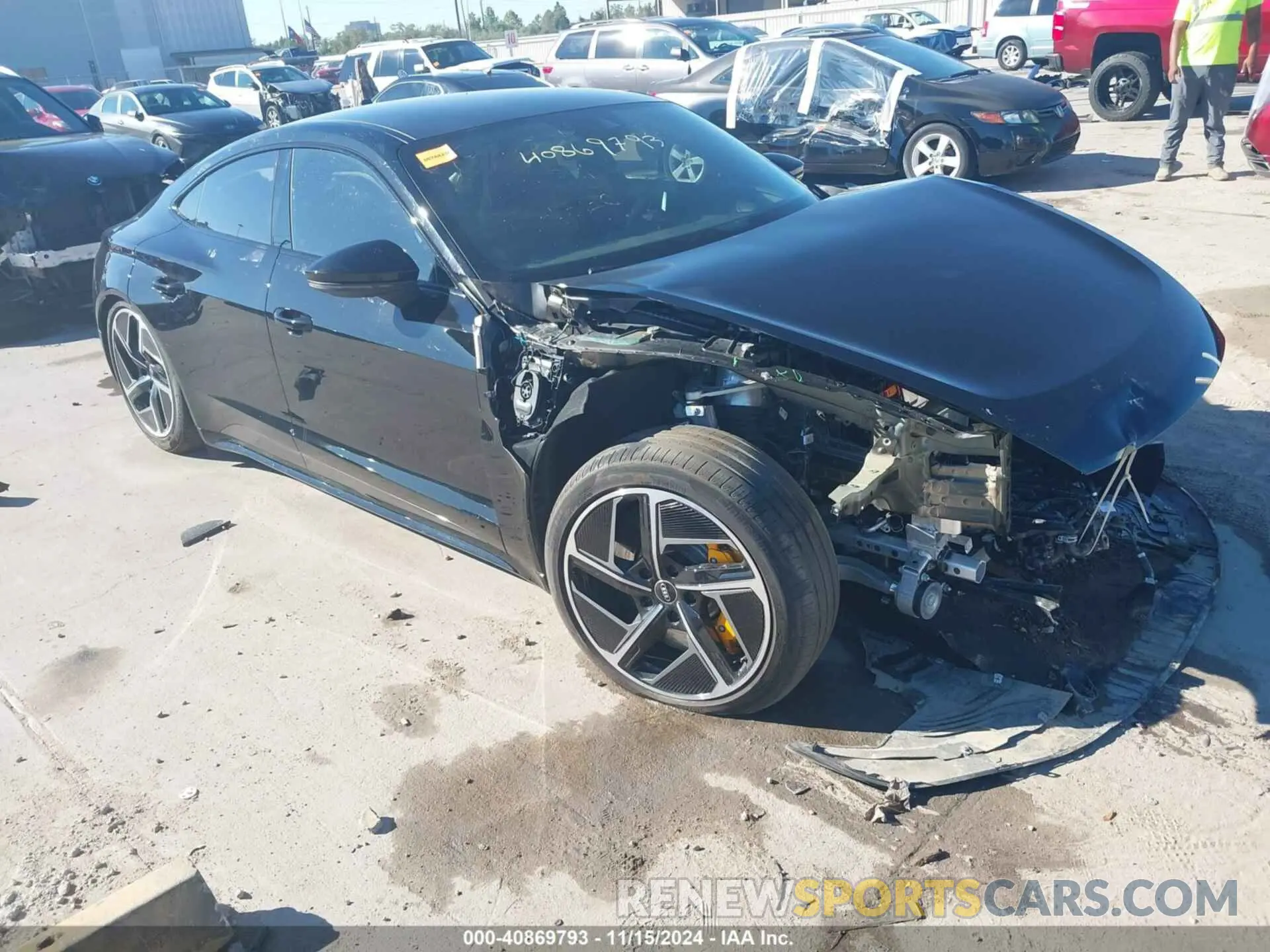 1 Photograph of a damaged car WAUBHBFWXR7900267 AUDI RS E-TRON GT 2024