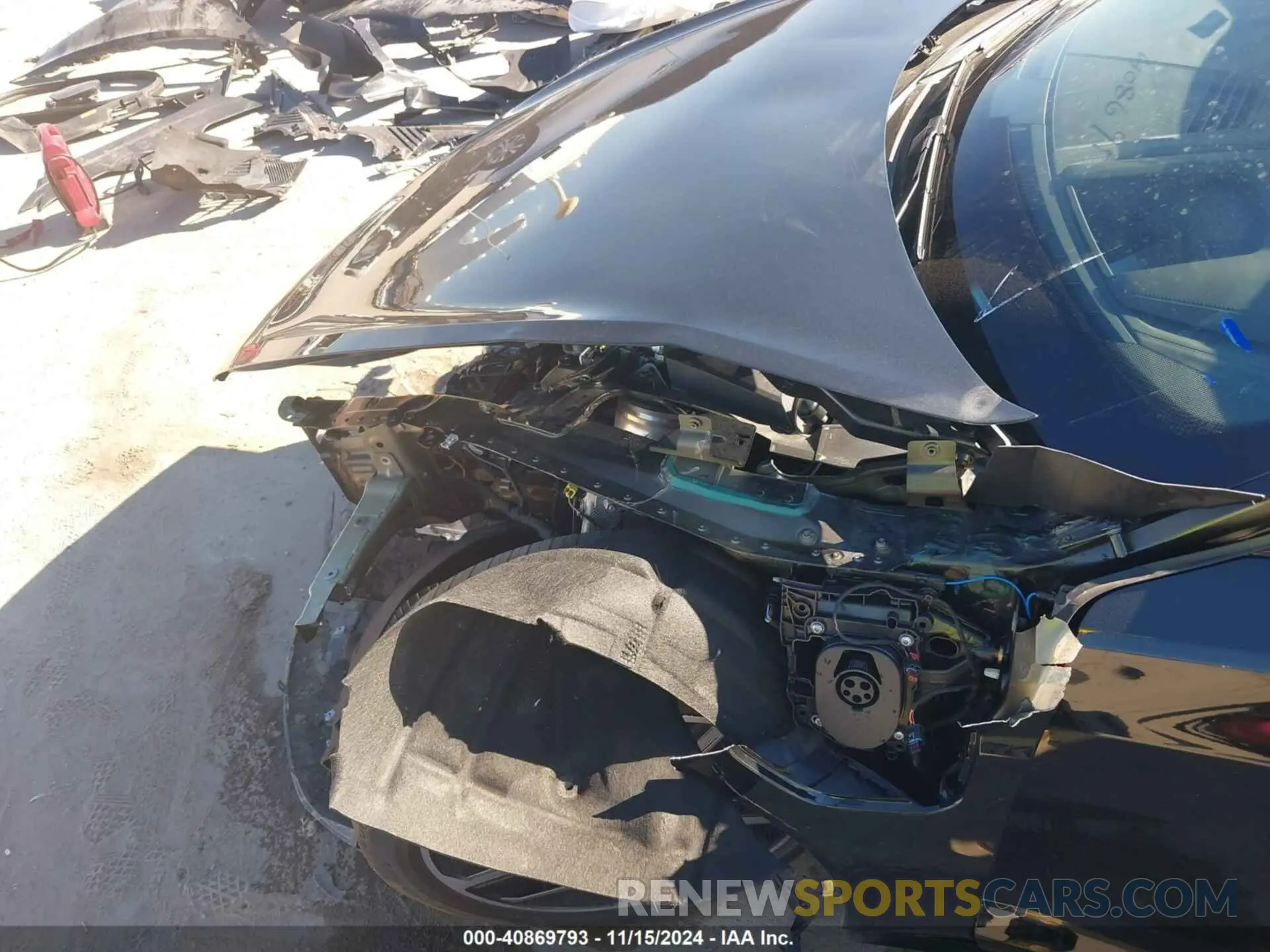 21 Photograph of a damaged car WAUBHBFWXR7900267 AUDI RS E-TRON GT 2024