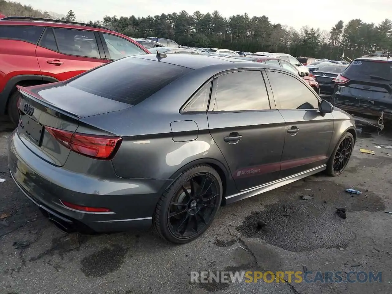 3 Фотография поврежденного автомобиля WUABWGFF1KA907531 AUDI RS3 2019
