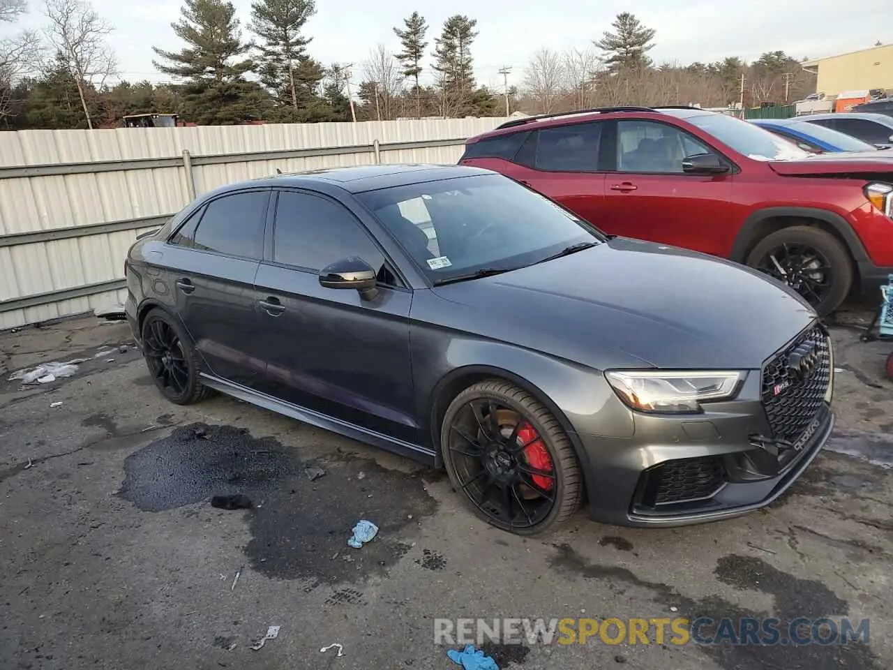 4 Фотография поврежденного автомобиля WUABWGFF1KA907531 AUDI RS3 2019