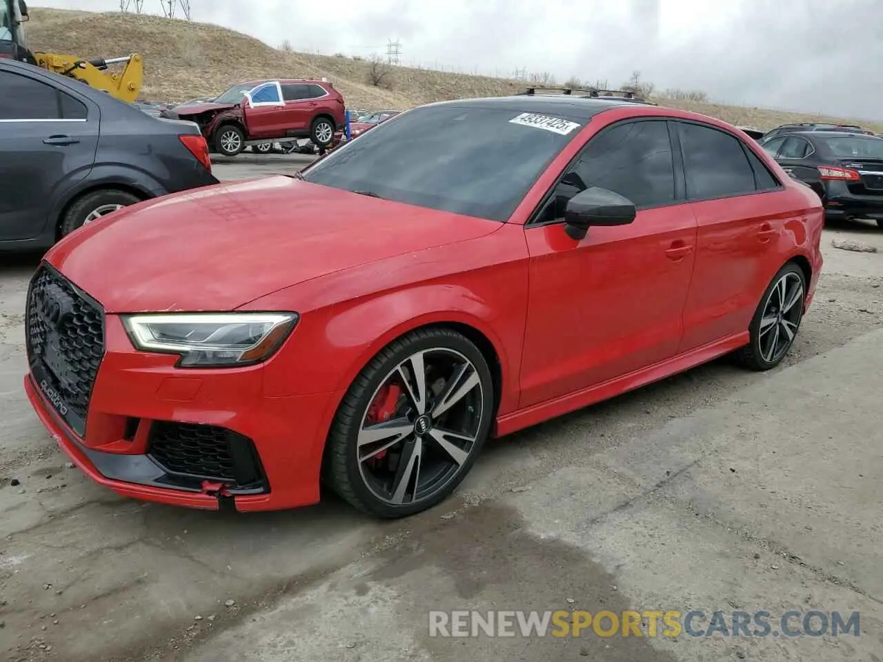 1 Фотография поврежденного автомобиля WUABWGFF2KA906727 AUDI RS3 2019