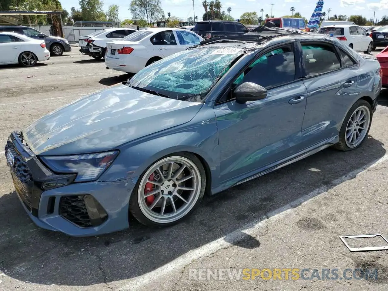 1 Photograph of a damaged car WUAG4DGY2NA906385 AUDI RS3 2022