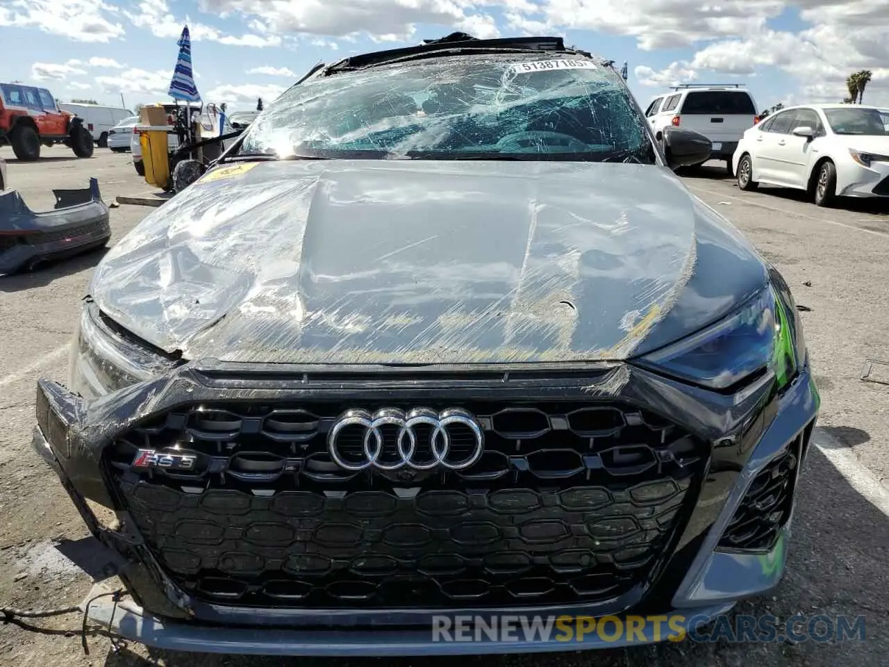 5 Photograph of a damaged car WUAG4DGY2NA906385 AUDI RS3 2022