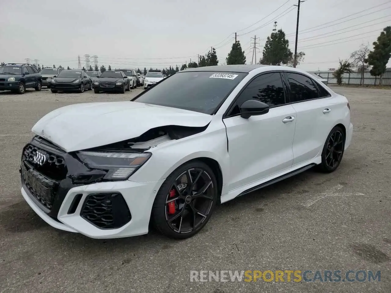 1 Фотография поврежденного автомобиля WUAG4DGY2PA910584 AUDI RS3 2023
