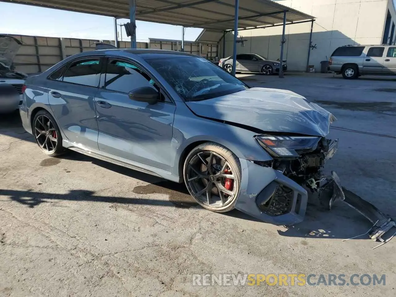 4 Photograph of a damaged car WUAG4DGY5RA910632 AUDI RS3 2024
