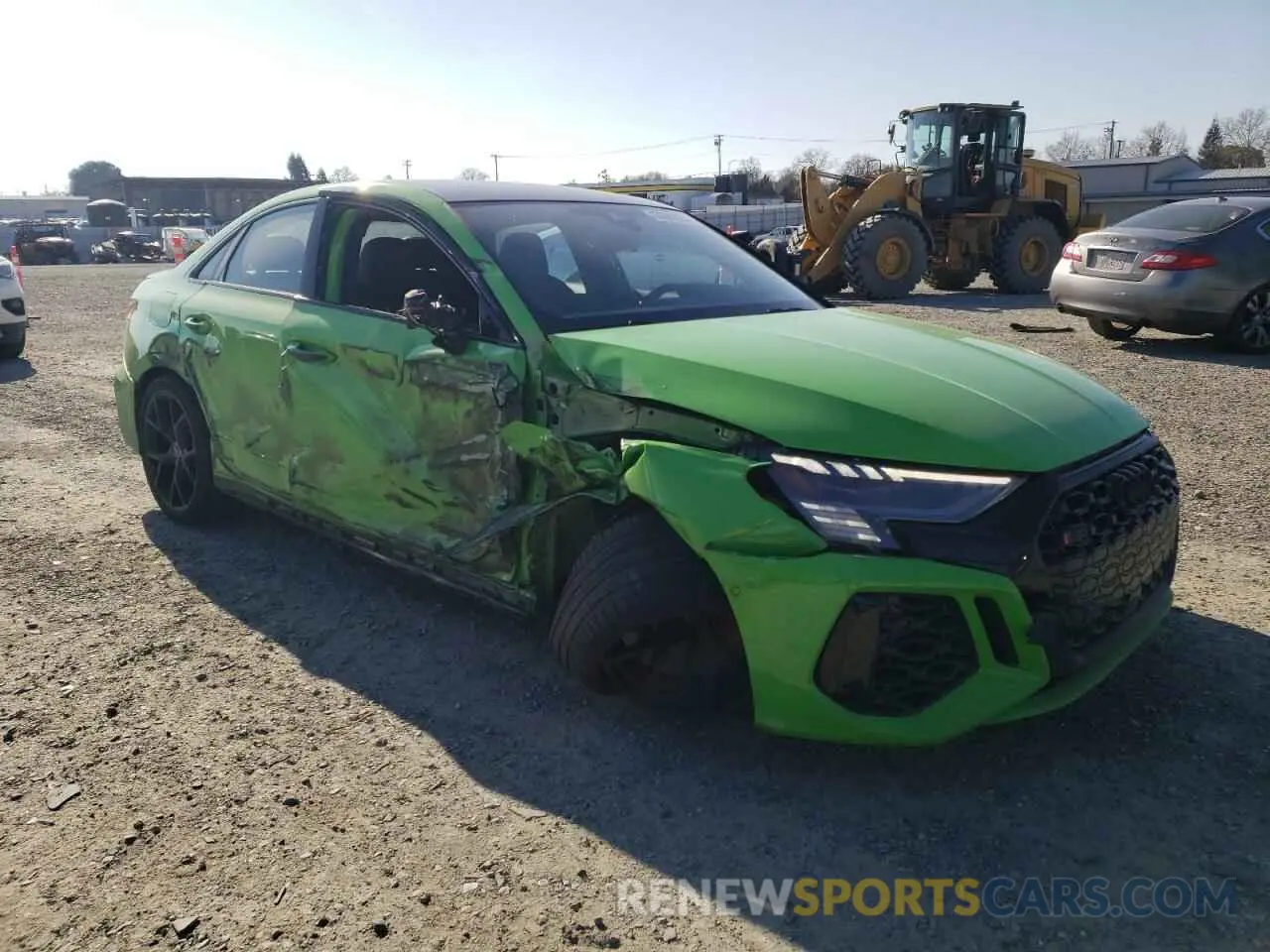 4 Photograph of a damaged car WUAG4DGY8RA911239 AUDI RS3 2024