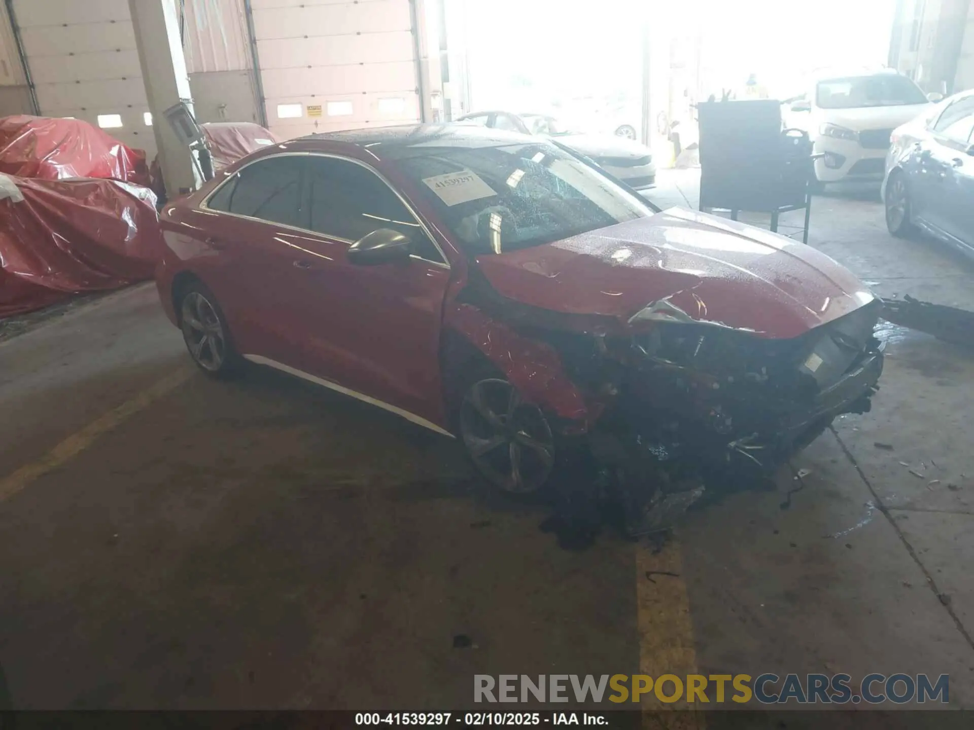 1 Photograph of a damaged car WAUH3DGY5NA060691 AUDI S3 2022