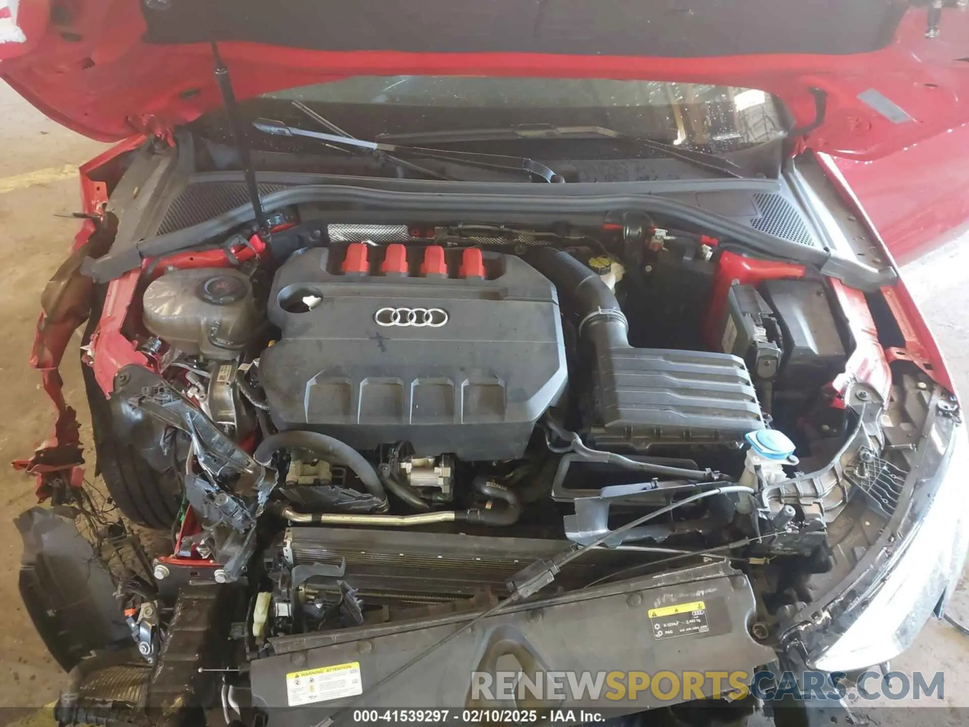 10 Photograph of a damaged car WAUH3DGY5NA060691 AUDI S3 2022