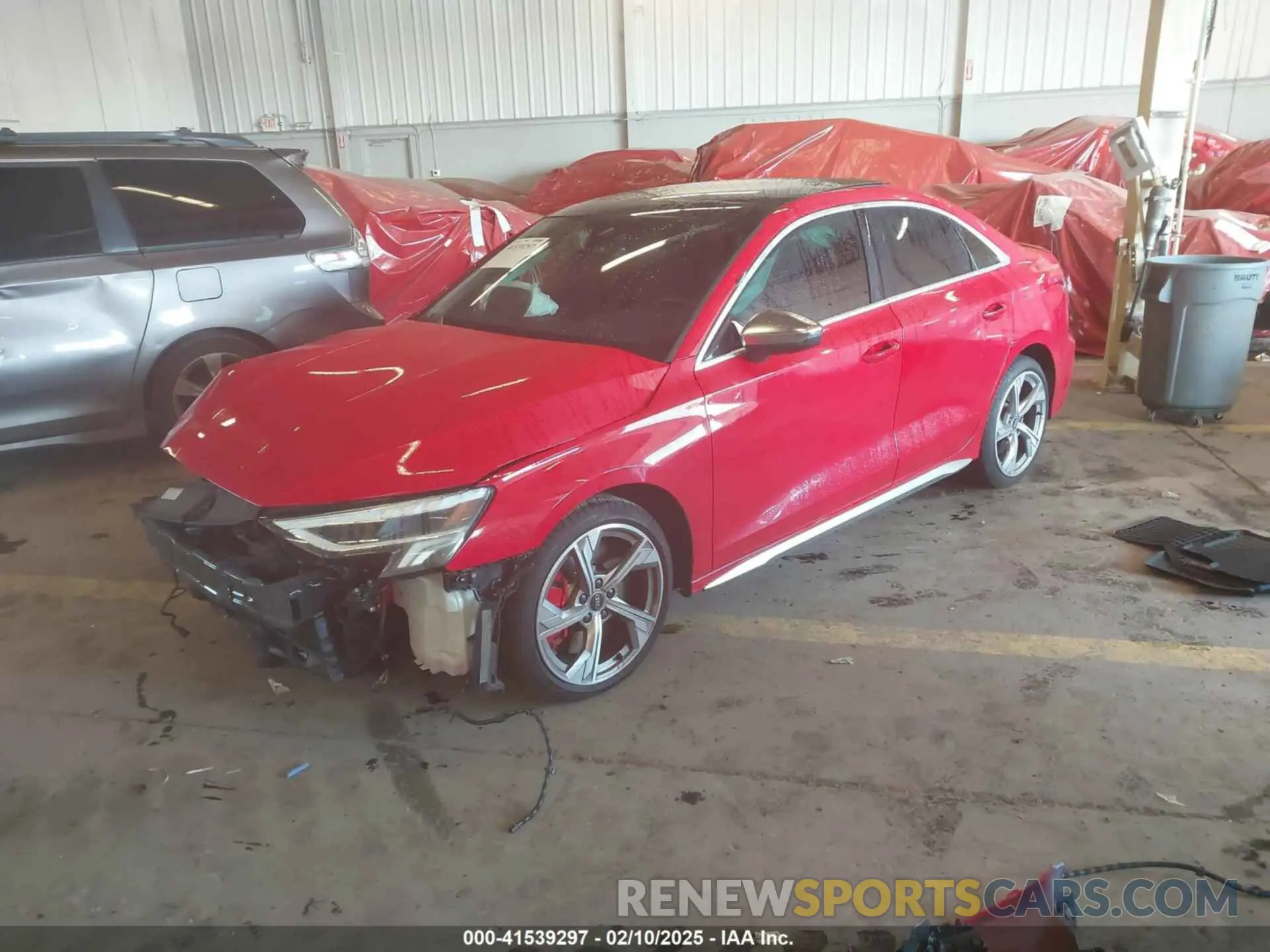 2 Photograph of a damaged car WAUH3DGY5NA060691 AUDI S3 2022