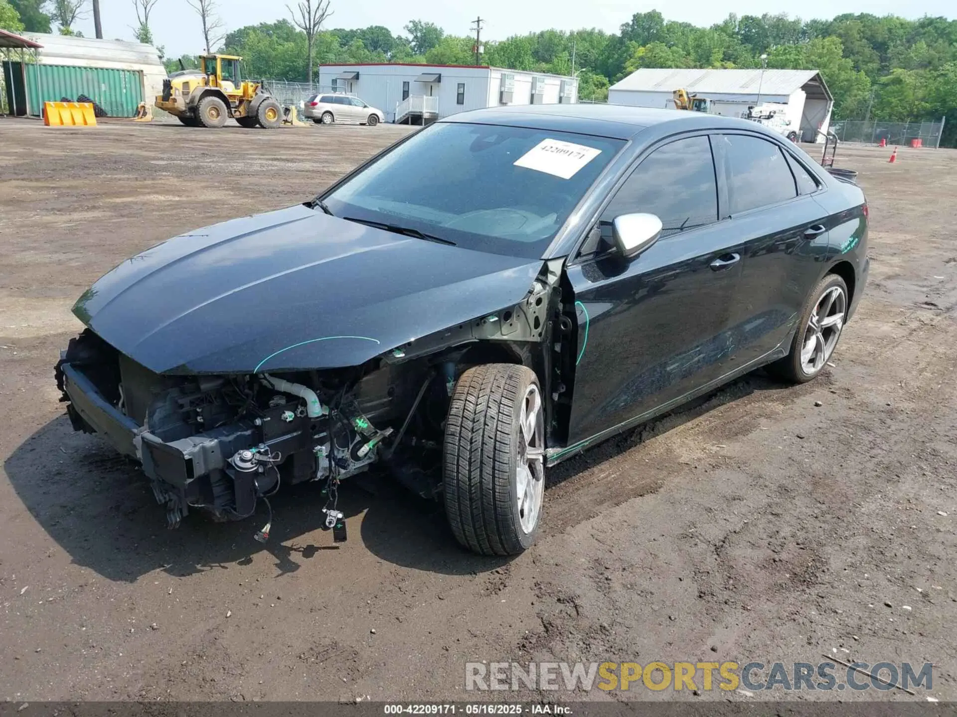 2 Photograph of a damaged car WAUH3DGY7PA033737 AUDI S3 2023