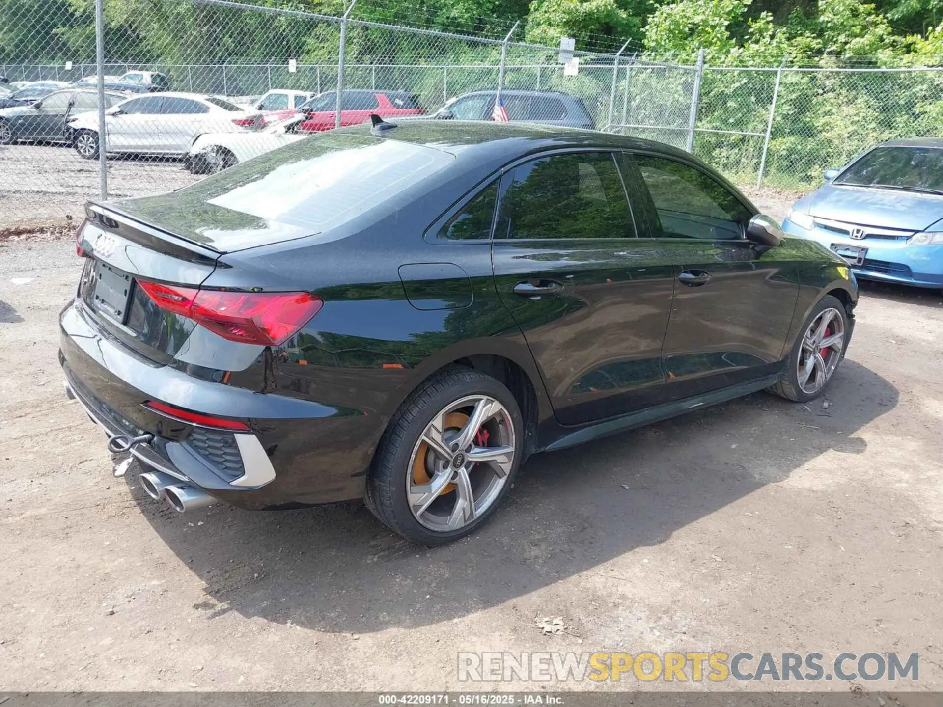 4 Photograph of a damaged car WAUH3DGY7PA033737 AUDI S3 2023